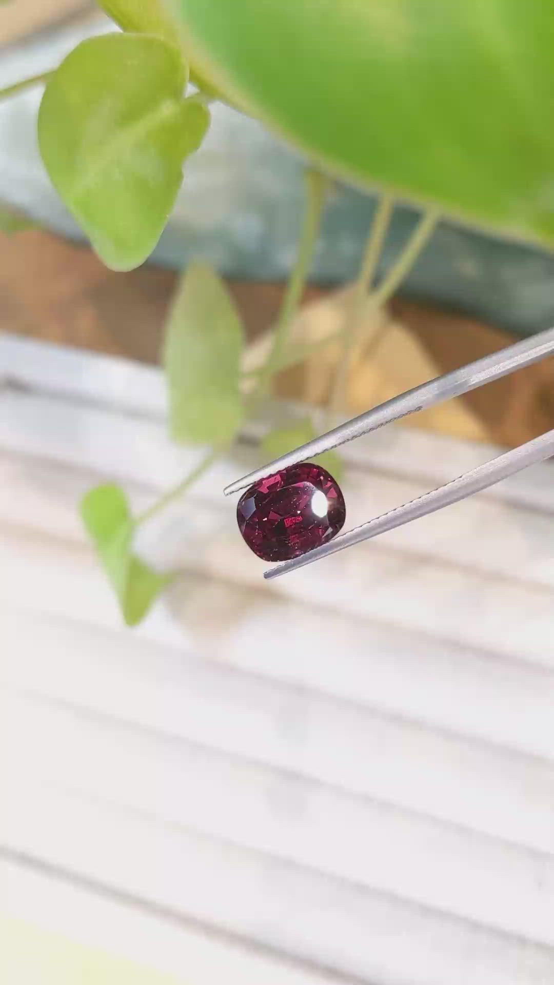 3.58 Ct. Rubellite Tourmaline from Brazil Size Video