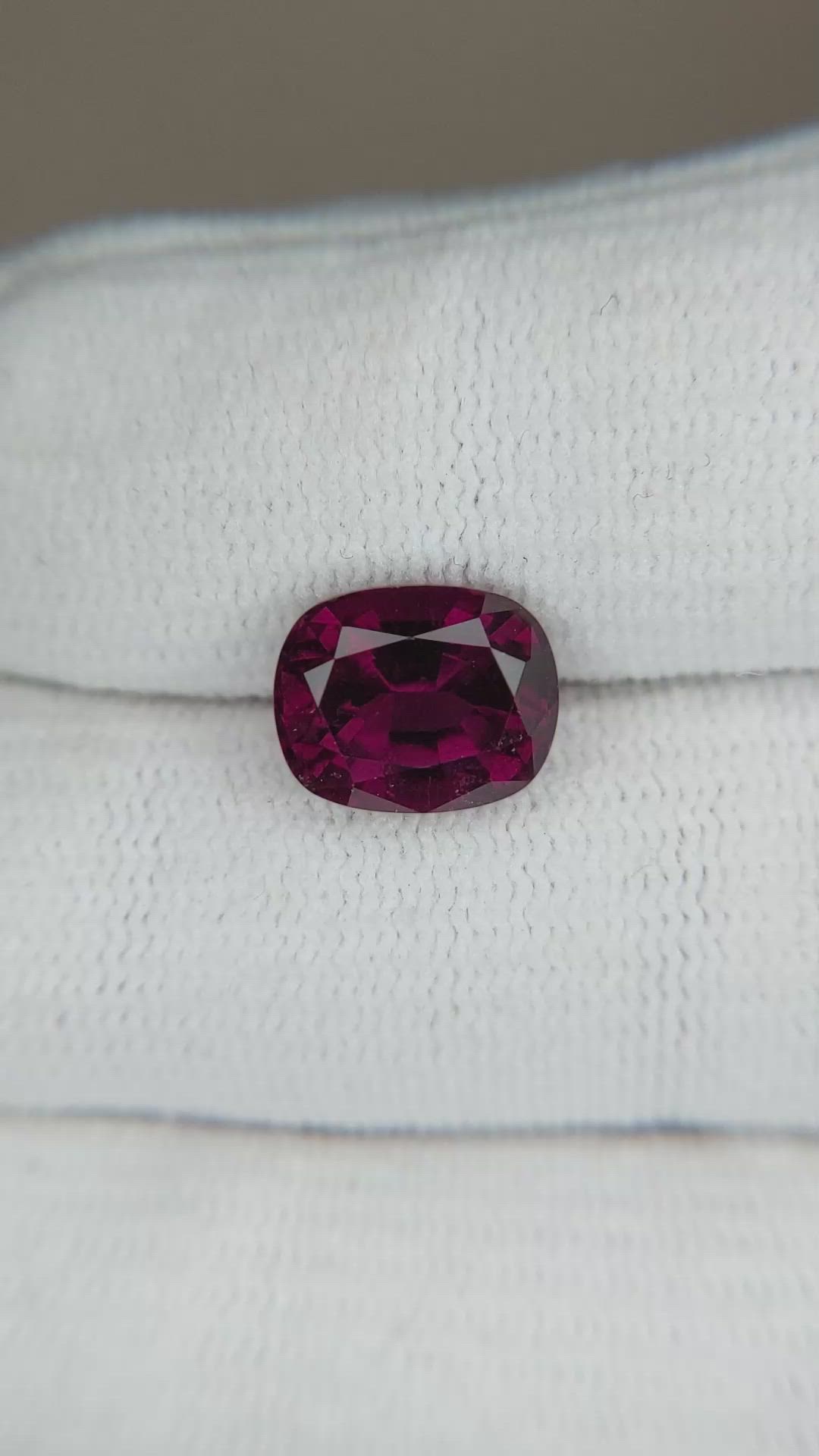 3.58 Ct. Rubellite Tourmaline from Brazil Size Video