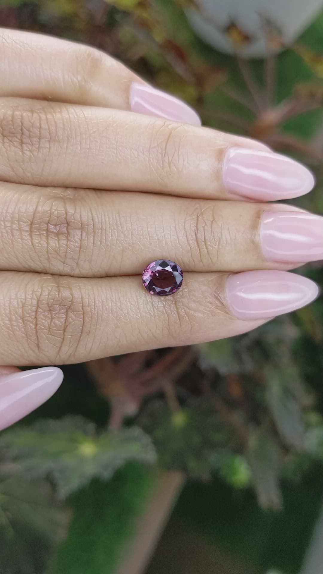 1.35 Ct. Spinel from Ceylon (Sri Lanka) Size Video