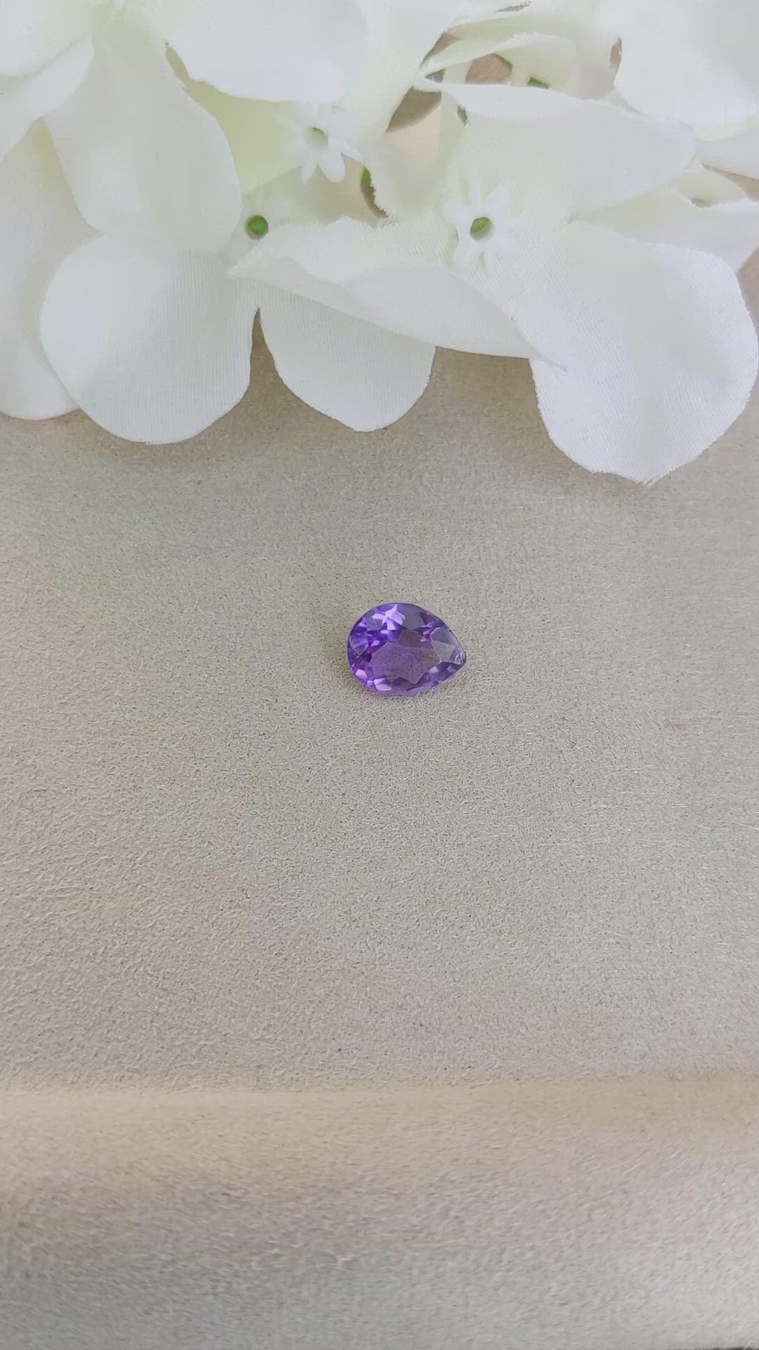 2.26 Ct. Amethyst from Ceylon (Sri Lanka) Size Video