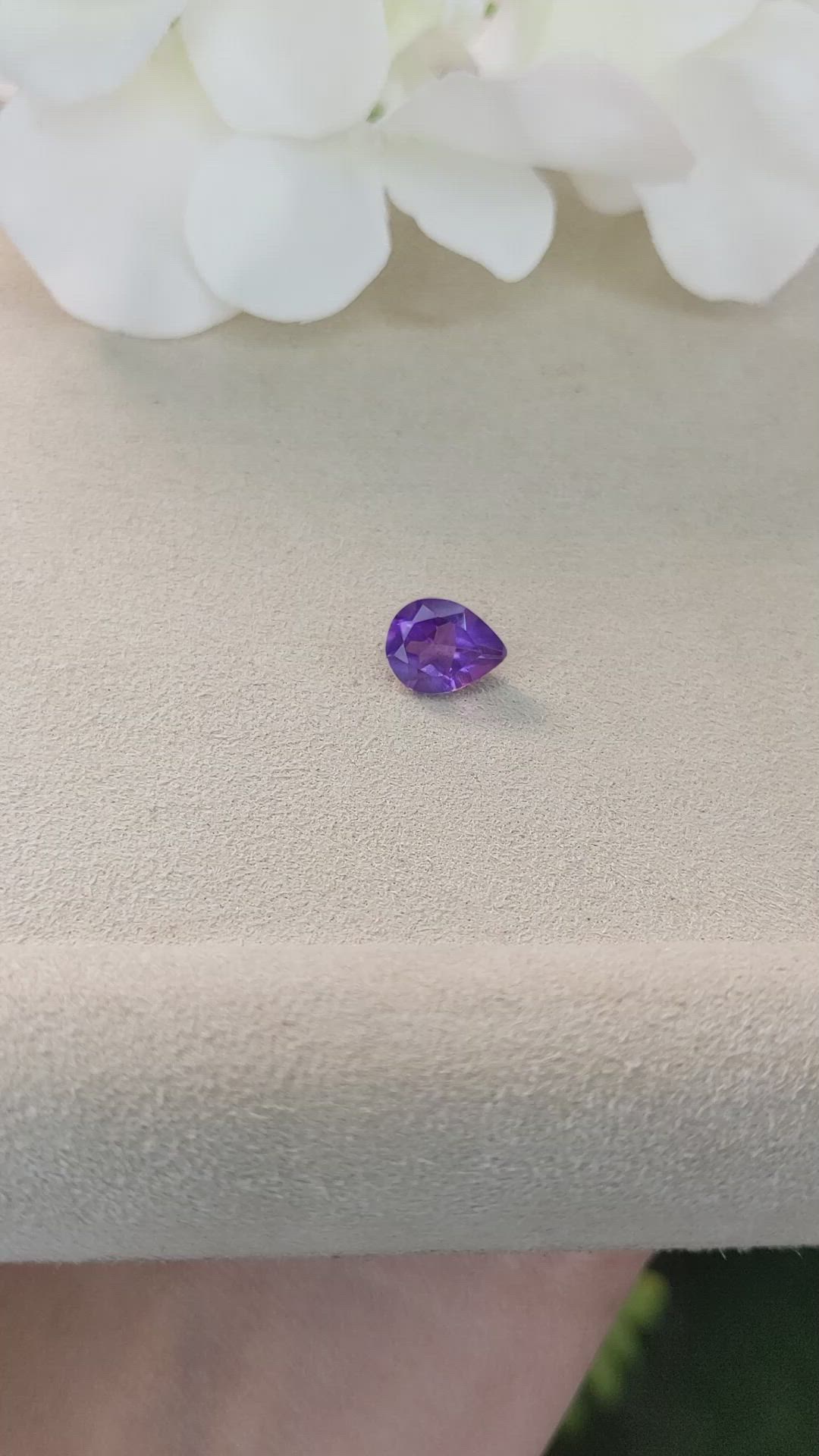 2.13 Ct. Amethyst from Ceylon (Sri Lanka) Size Video
