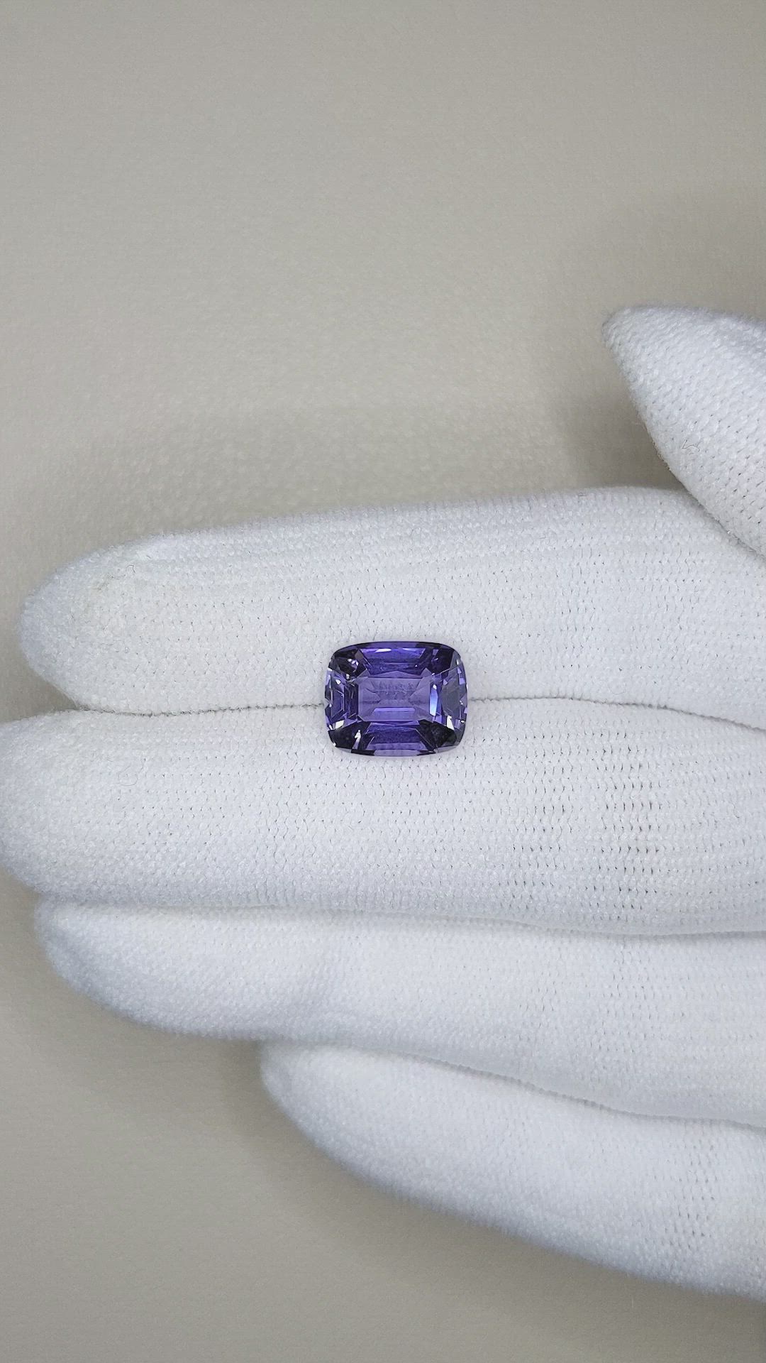 3.00 Ct. Iolite from Madagascar Size Video