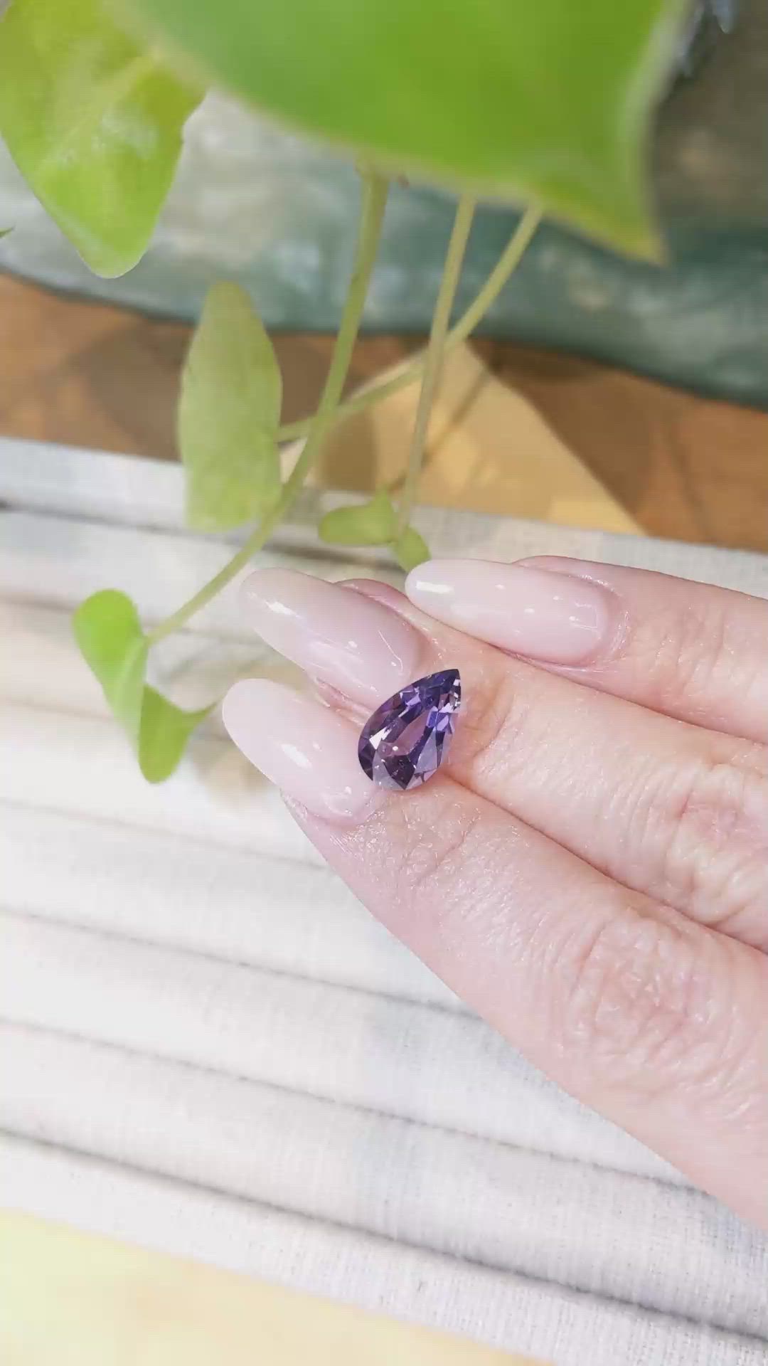 3.20 Ct. Iolite from Madagascar Size Video