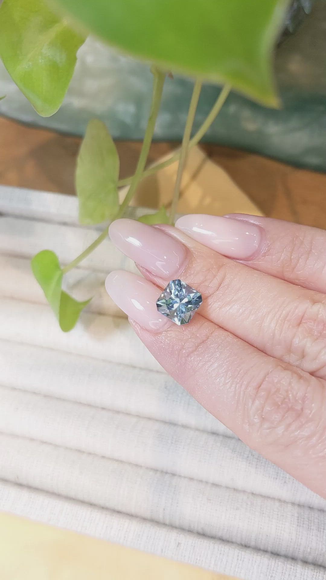 3.44 Ct. Apatite from Madagascar Size Video