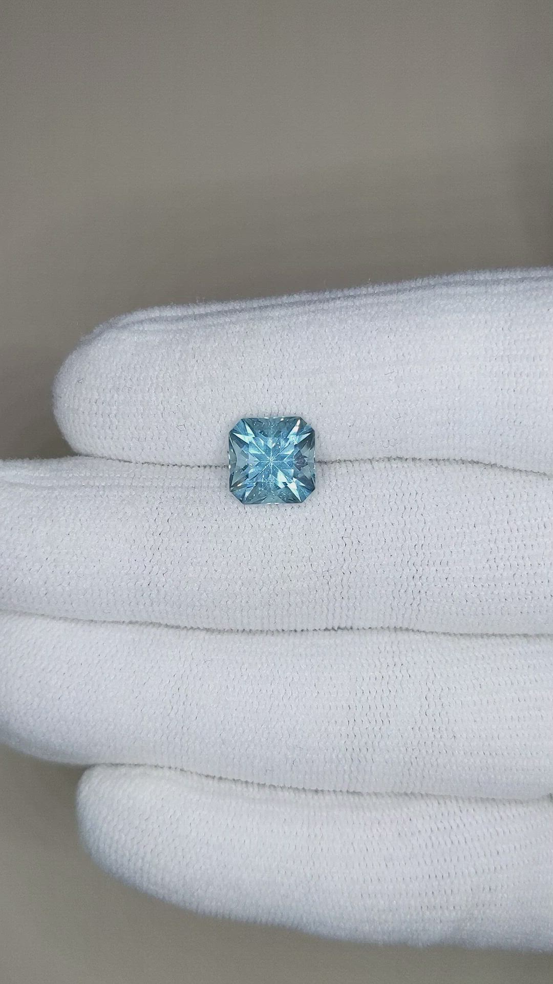 3.44 Ct. Apatite from Madagascar Size Video