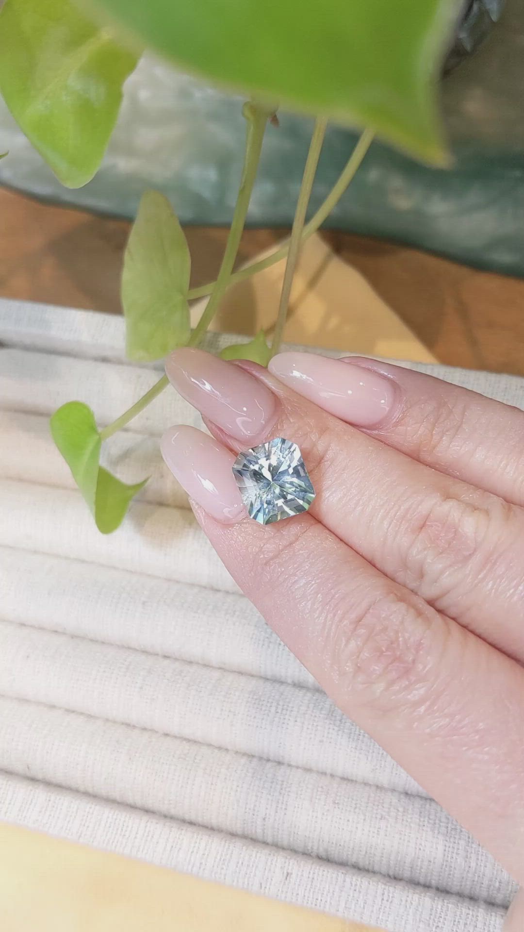 6.95 Ct. Apatite from South Africa Size Video