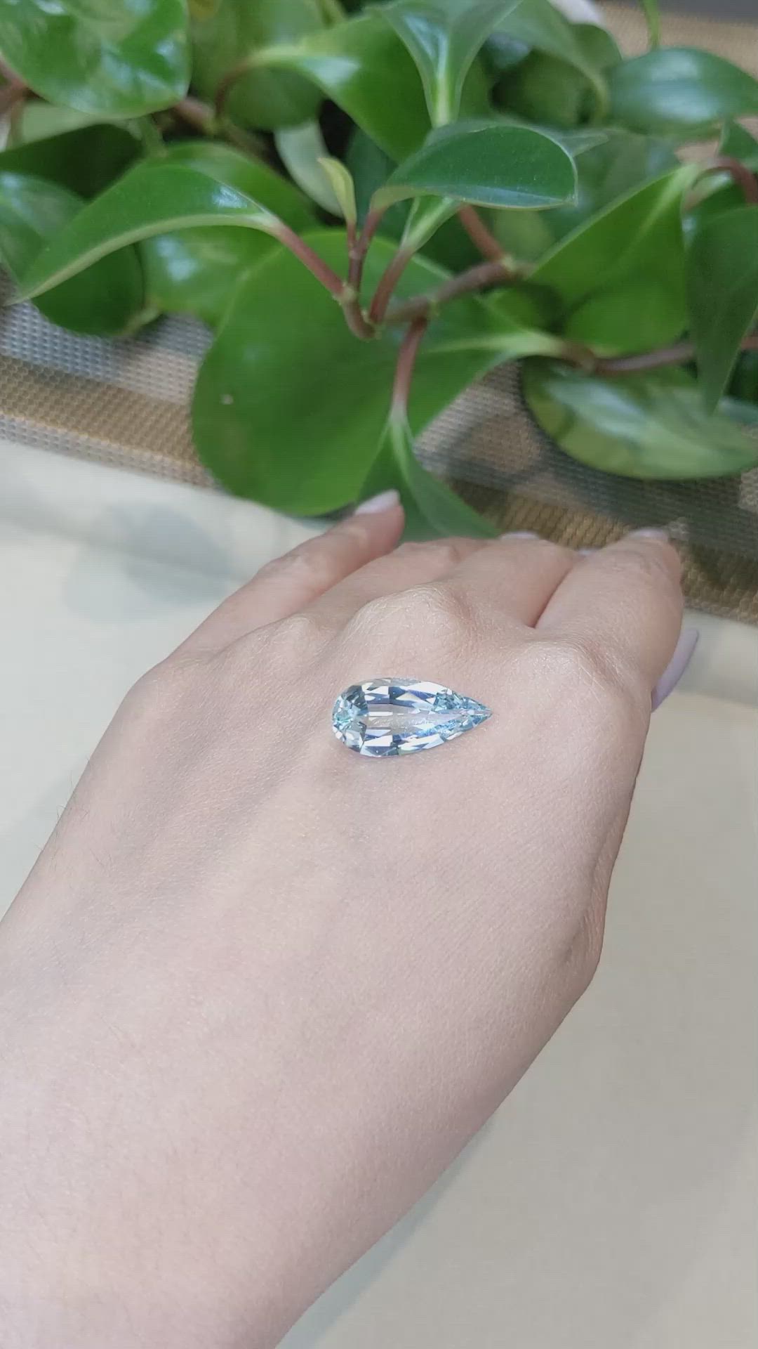 6.81 Ct. Apatite from South Africa Size Video