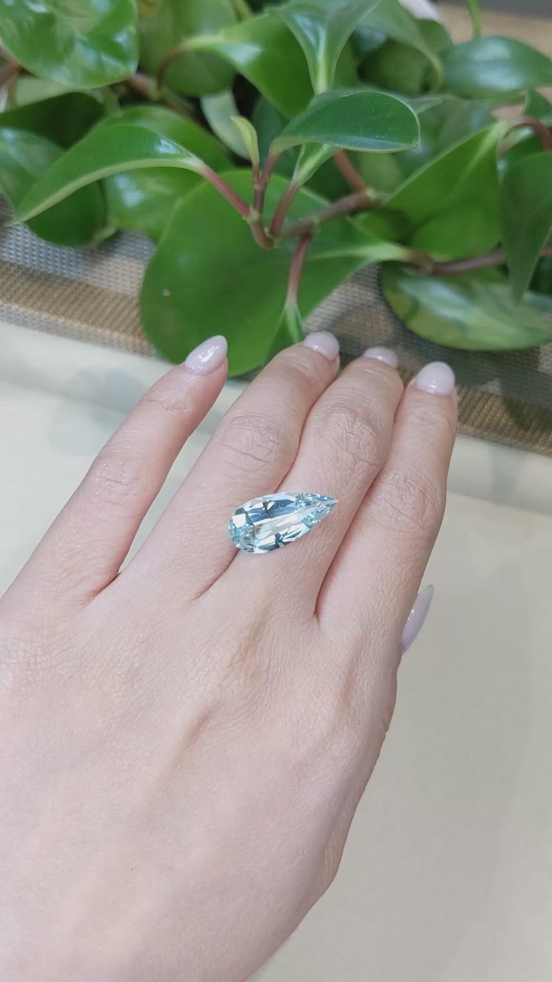 6.81 Ct. Apatite from South Africa Size Video