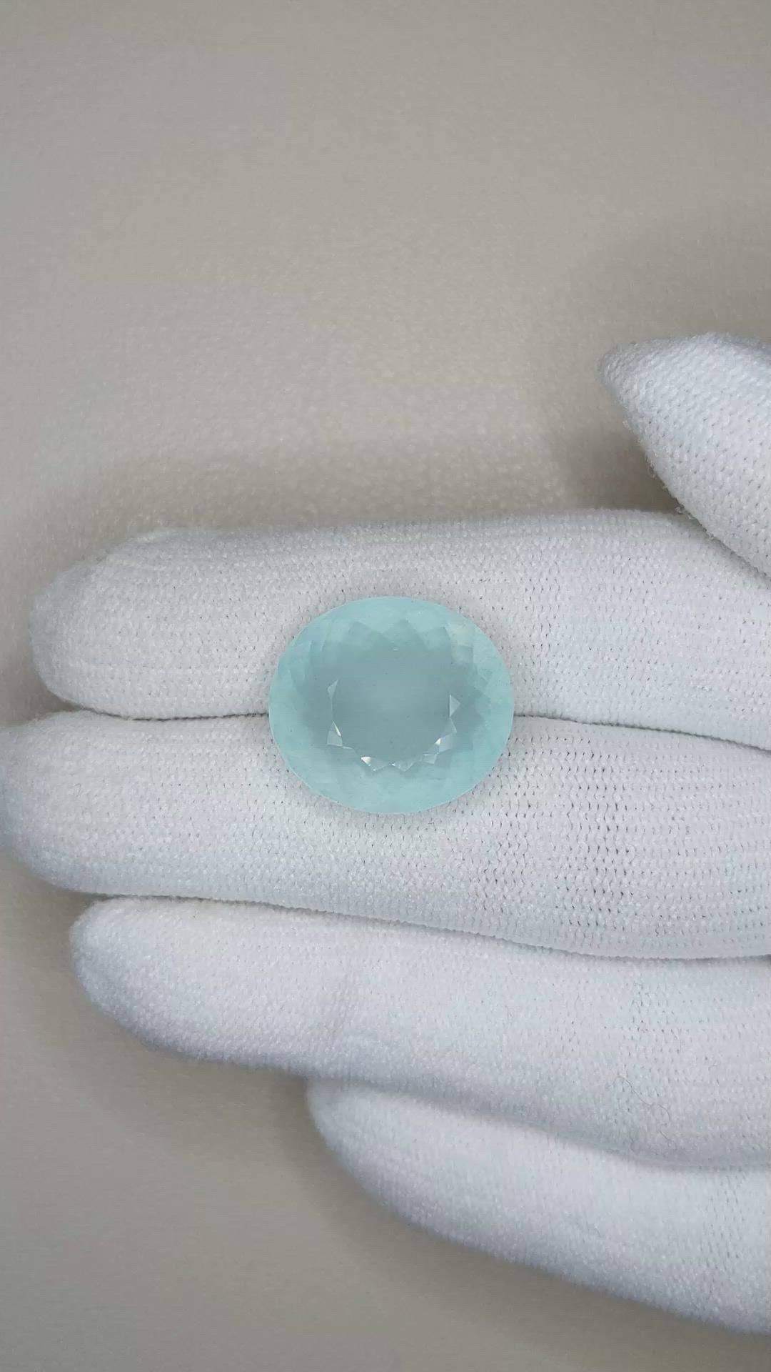 13.26 Ct. Aquamarine from Brazil Size Video