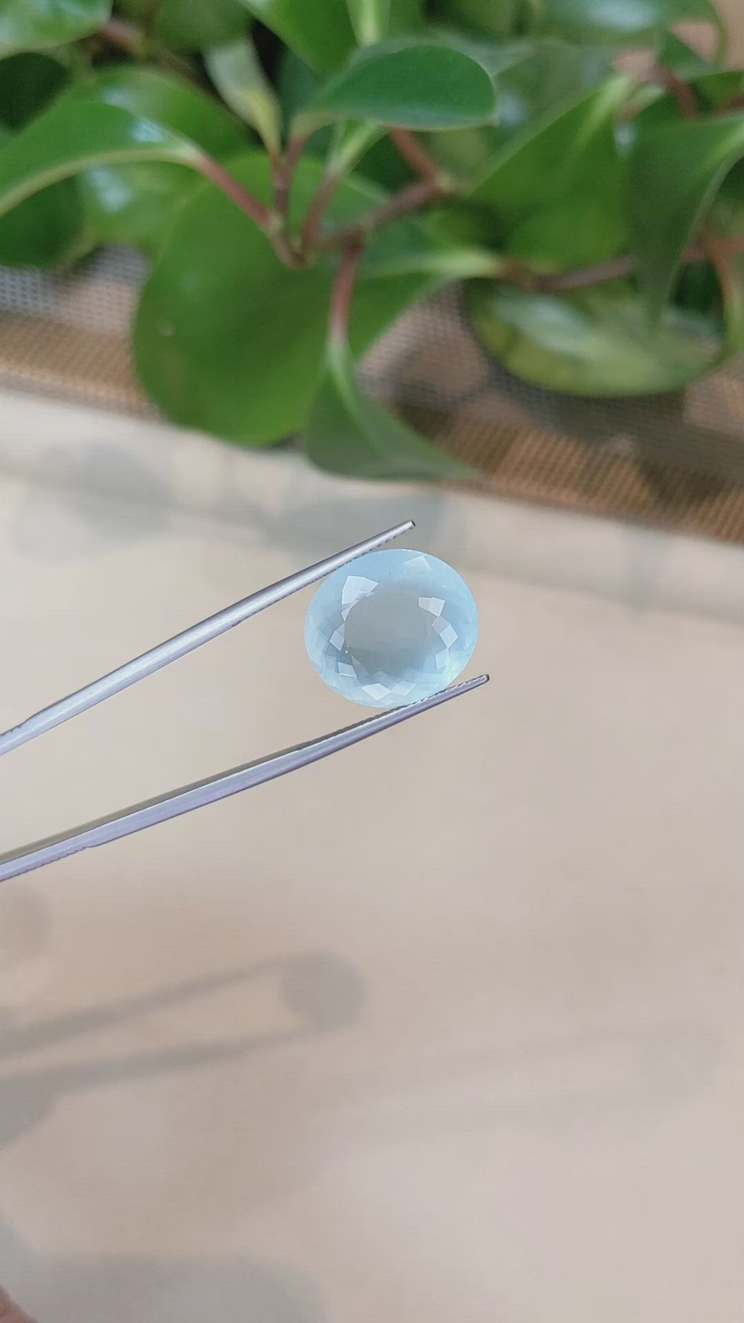 13.26 Ct. Aquamarine from Brazil Size Video