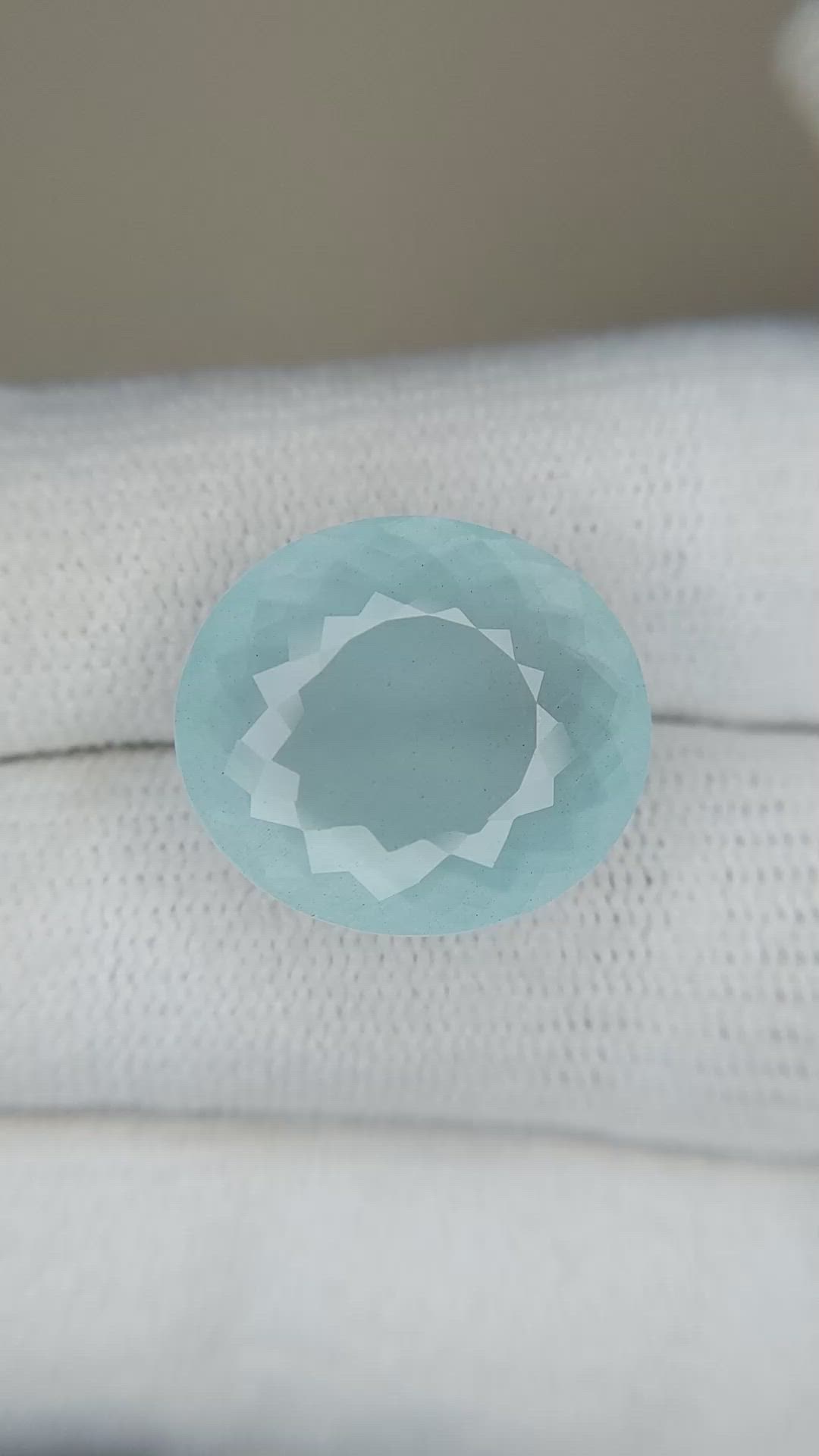13.26 Ct. Aquamarine from Brazil Size Video
