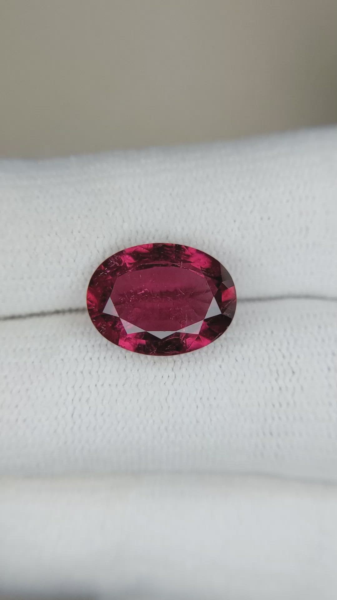 4.98 Ct. Rubellite Tourmaline from Brazil Size Video