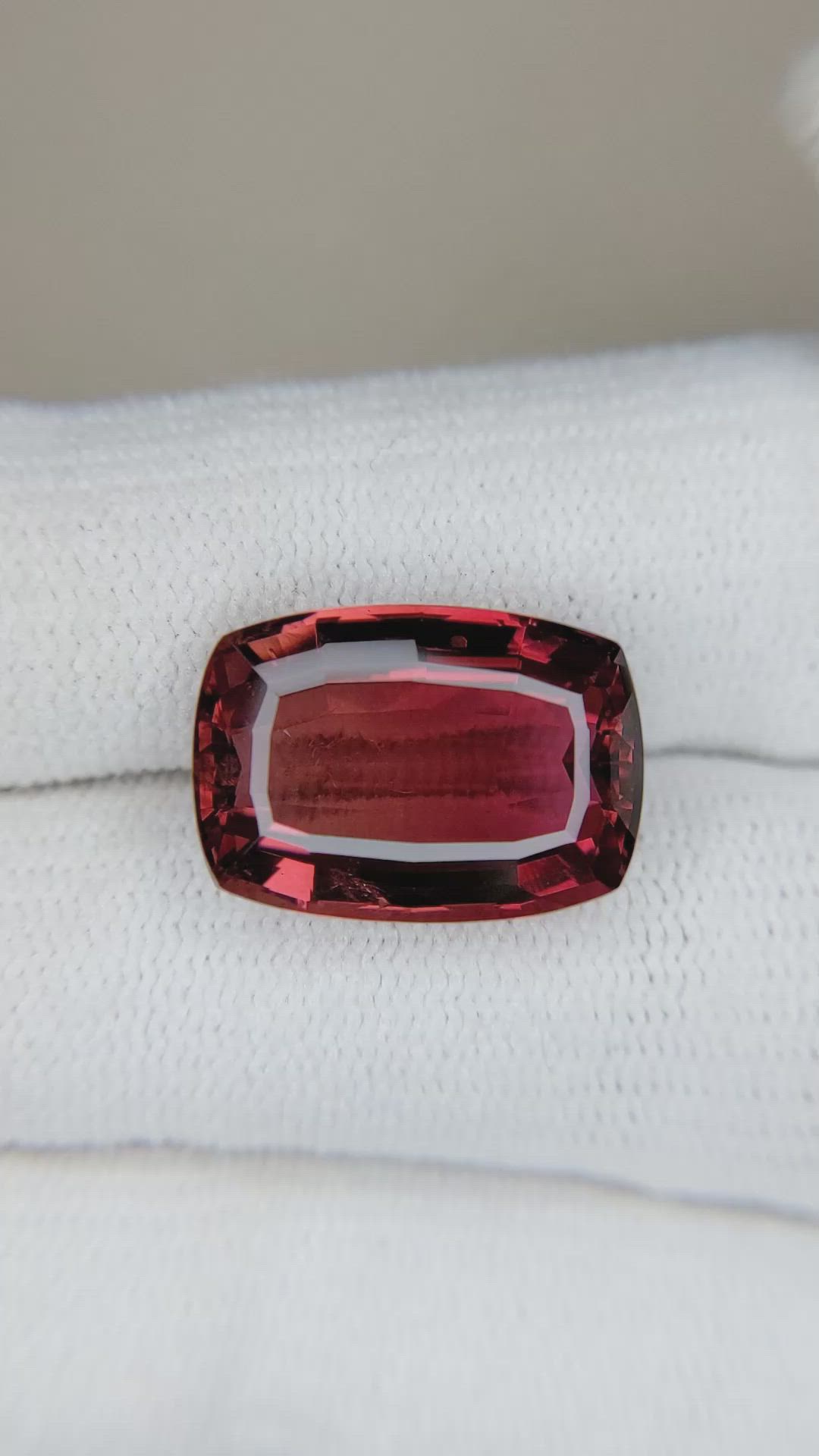 9.41 Ct. Rubellite Tourmaline from Brazil Size Video