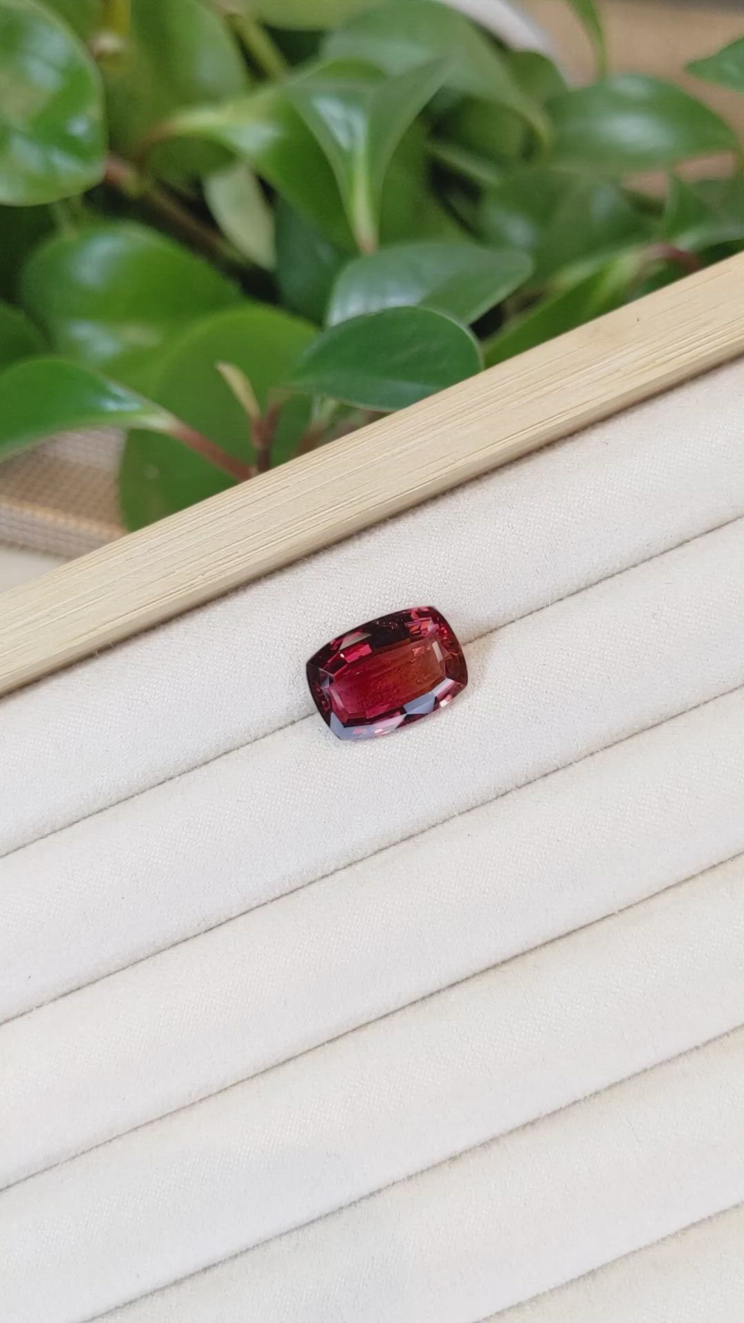 9.41 Ct. Rubellite Tourmaline from Brazil Size Video