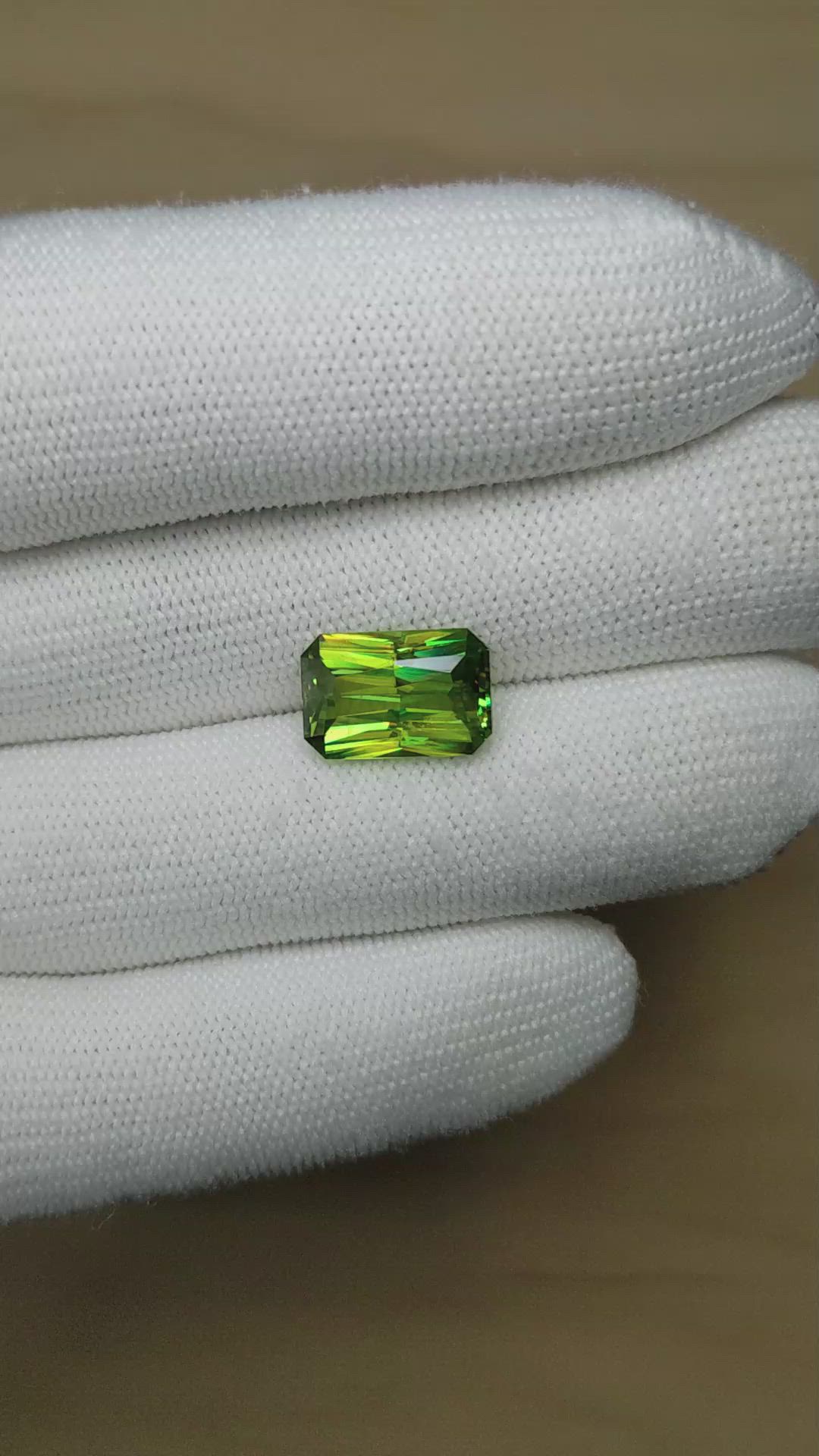 6.80 Ct. Sphene (Titanite) from Madagascar Size Video
