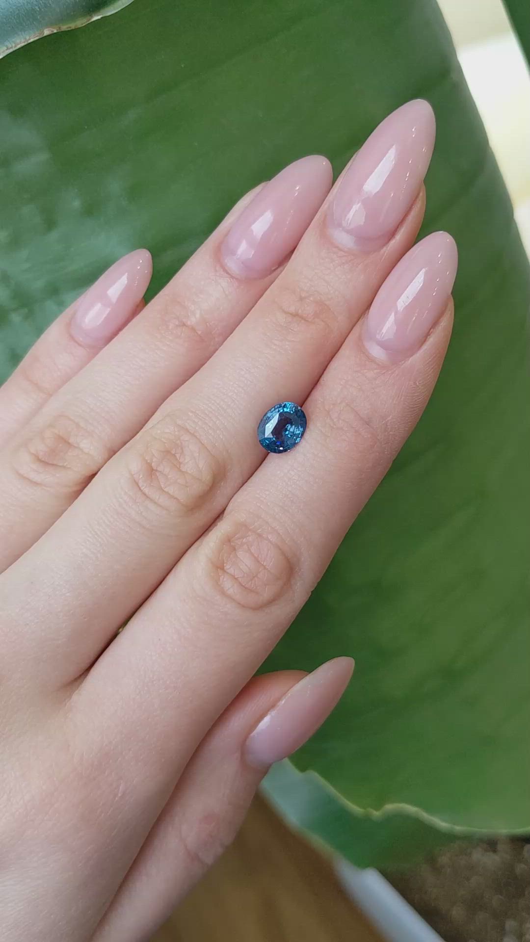 2.00 Ct. Cobalt Spinel from Ceylon (Sri Lanka) Size Video