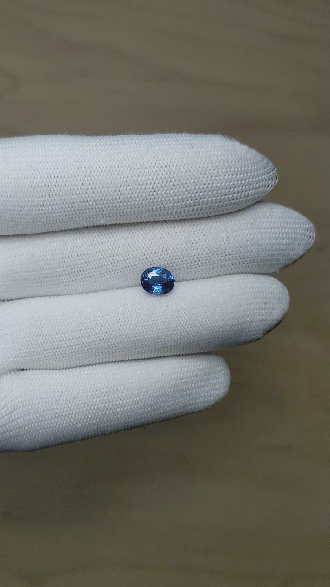 2.00 Ct. Cobalt Spinel from Ceylon (Sri Lanka) Size Video