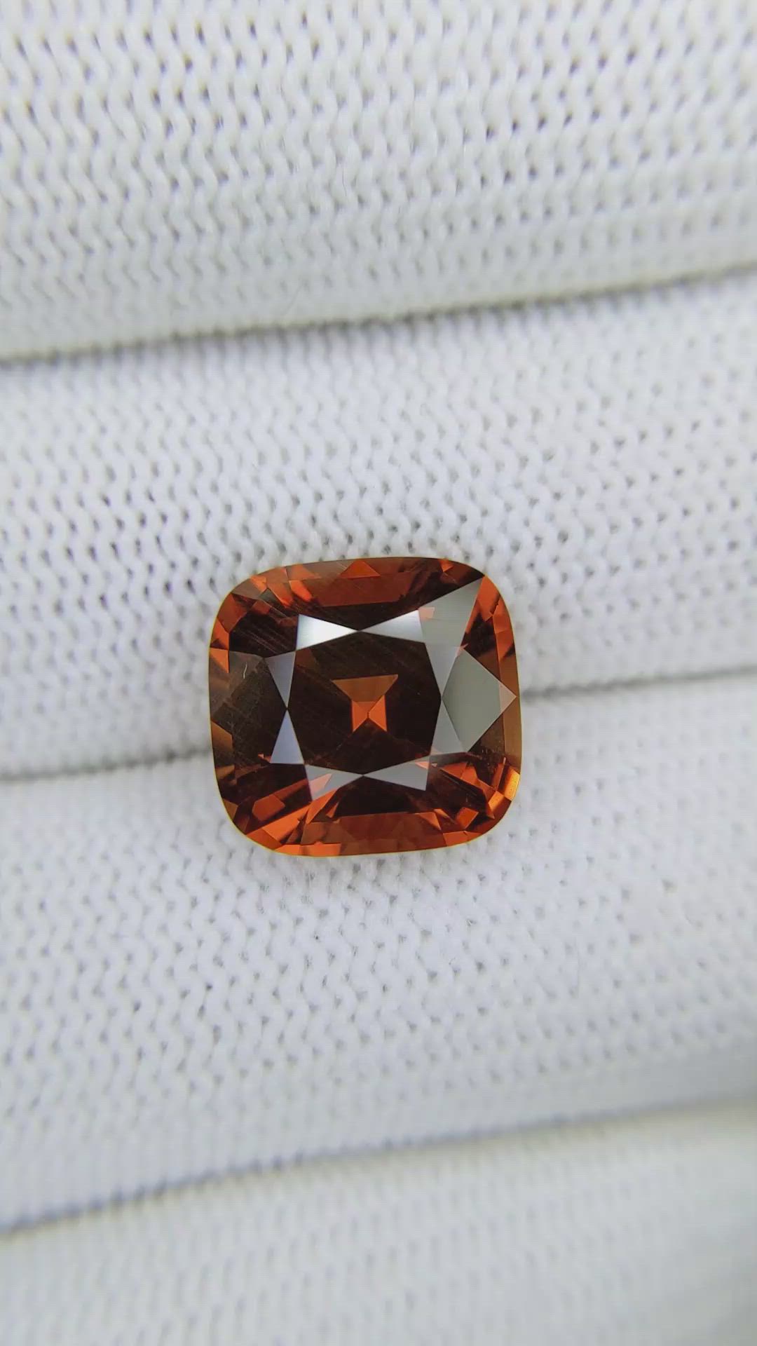 8.65 Ct. Malaya Garnet from Madagascar Size Video
