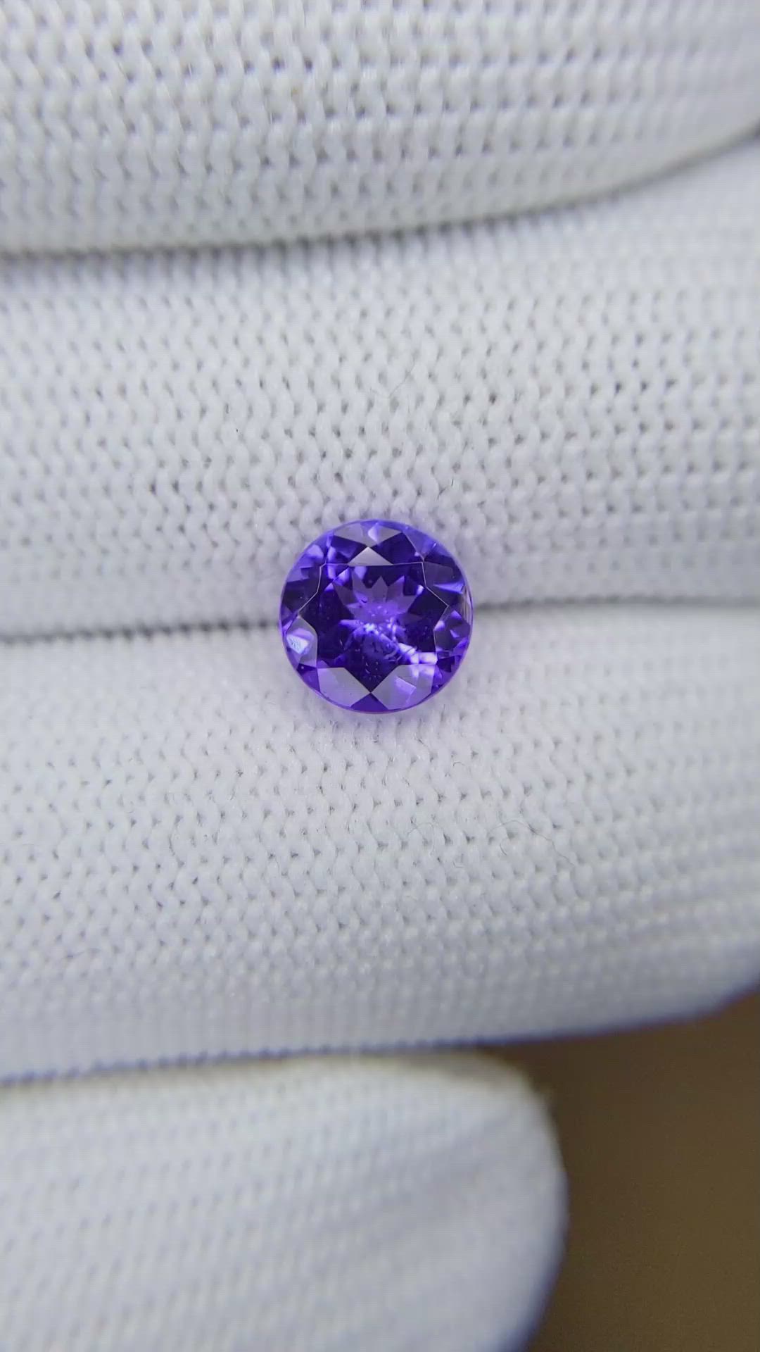 1.70 Ct. Tanzanite from Tanzania Size Video