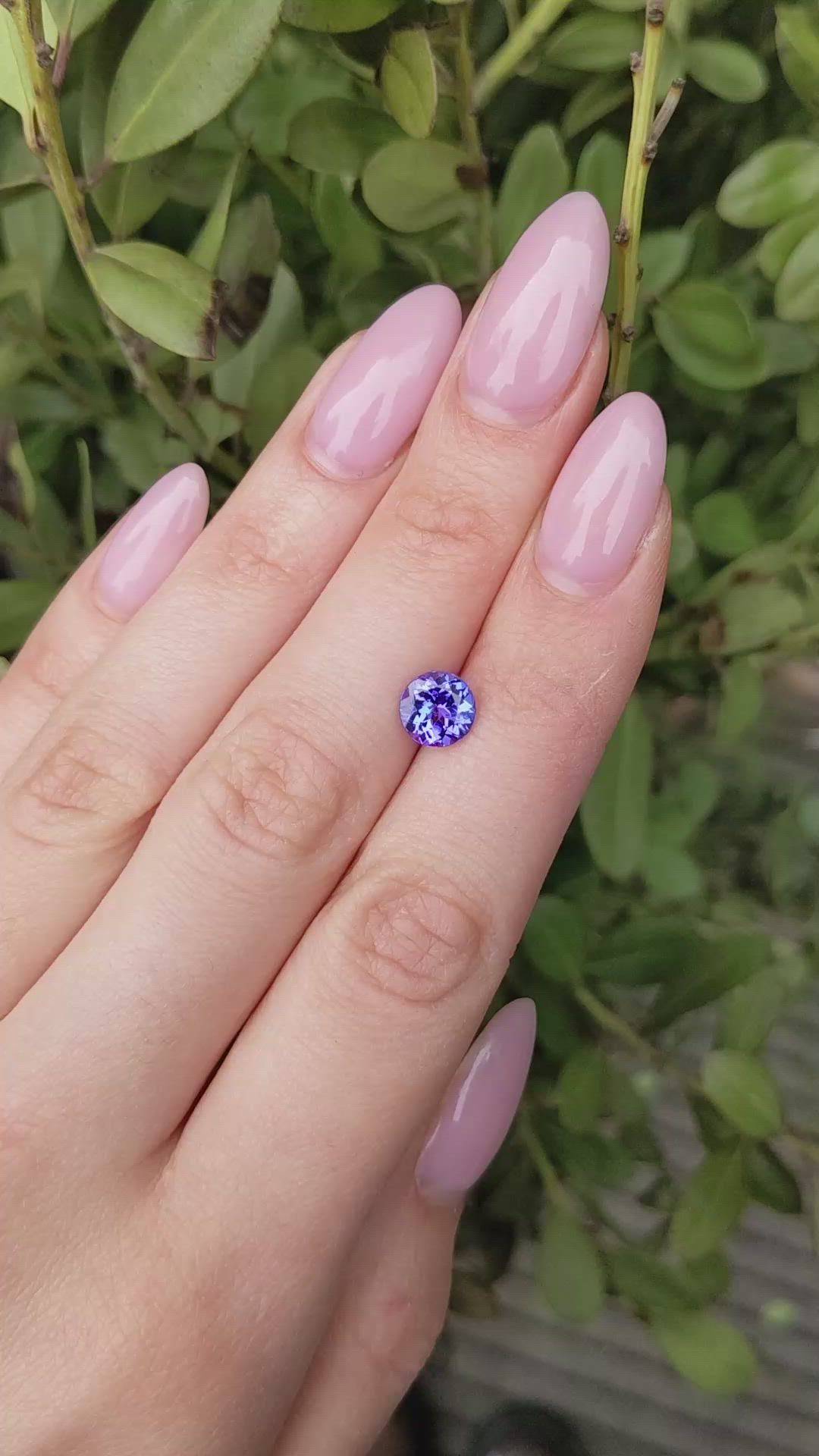 1.70 Ct. Tanzanite from Tanzania Size Video