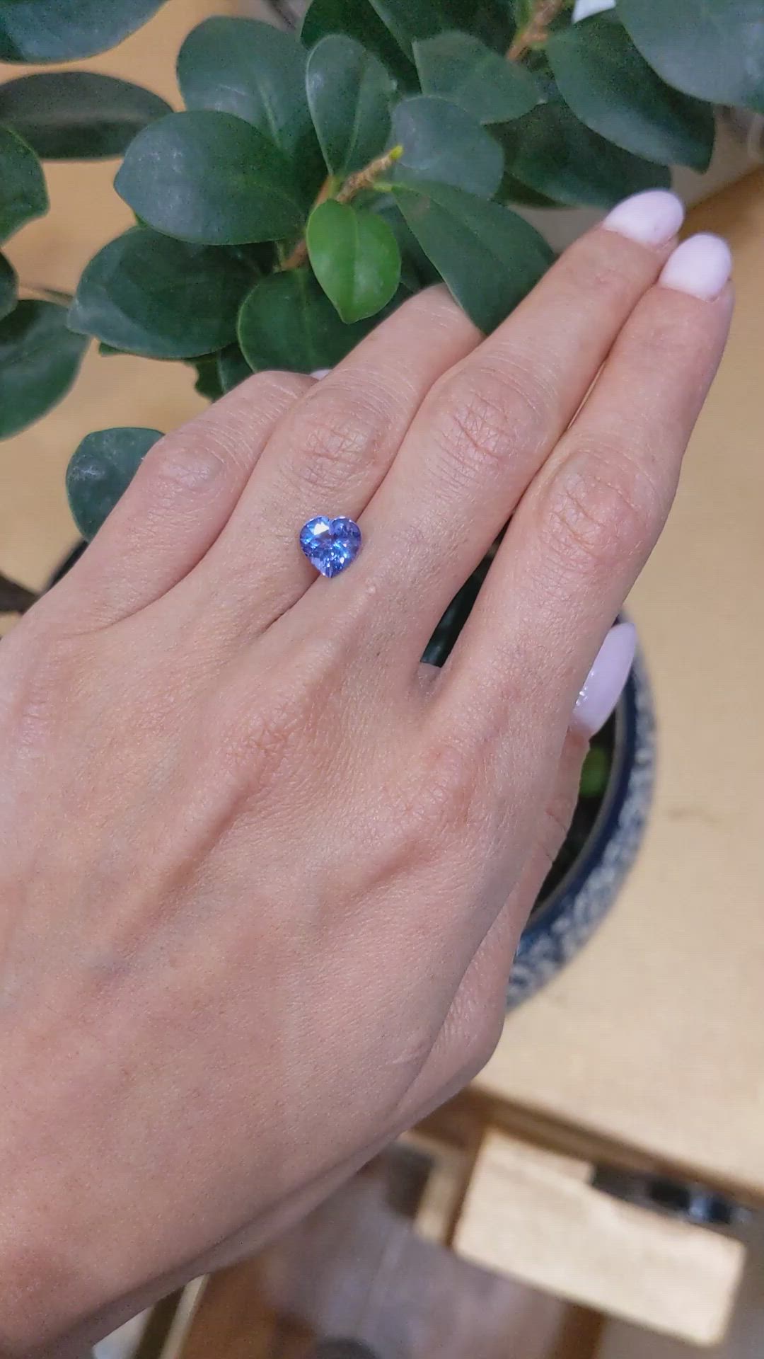 1.81 Ct. Tanzanite from Tanzania Size Video