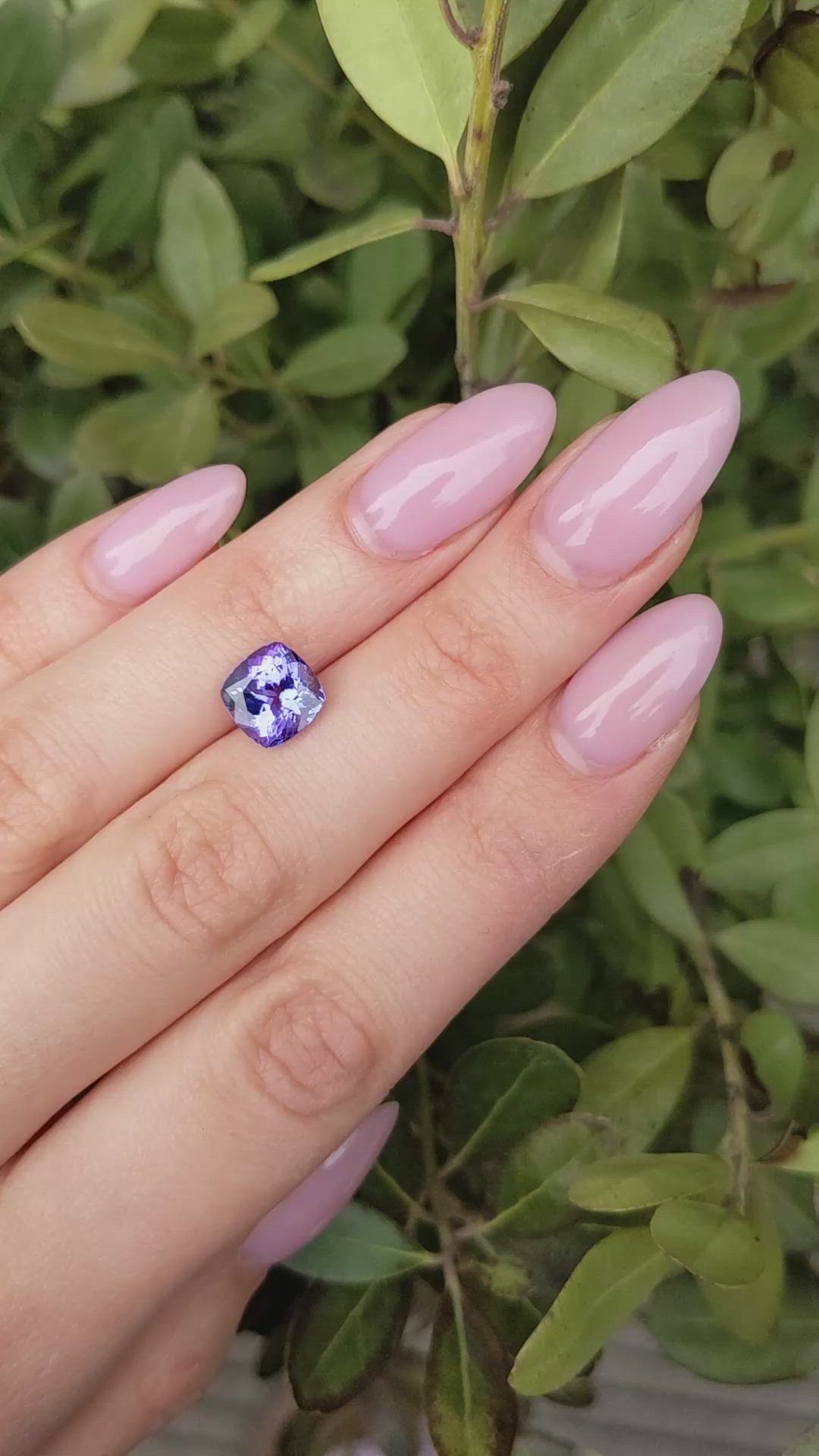 2.92 Ct. Tanzanite from Tanzania Size Video