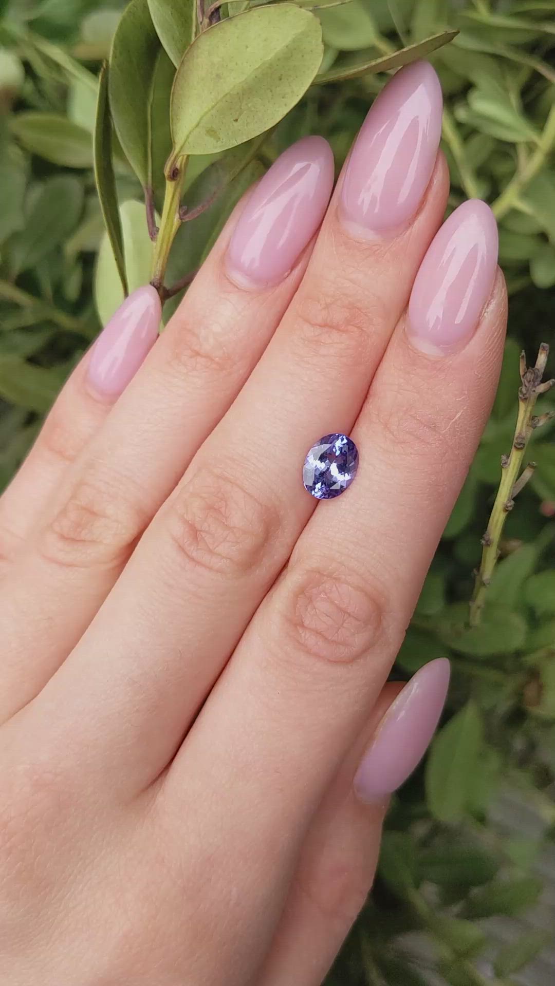 1.79 Ct. Tanzanite from Tanzania Size Video