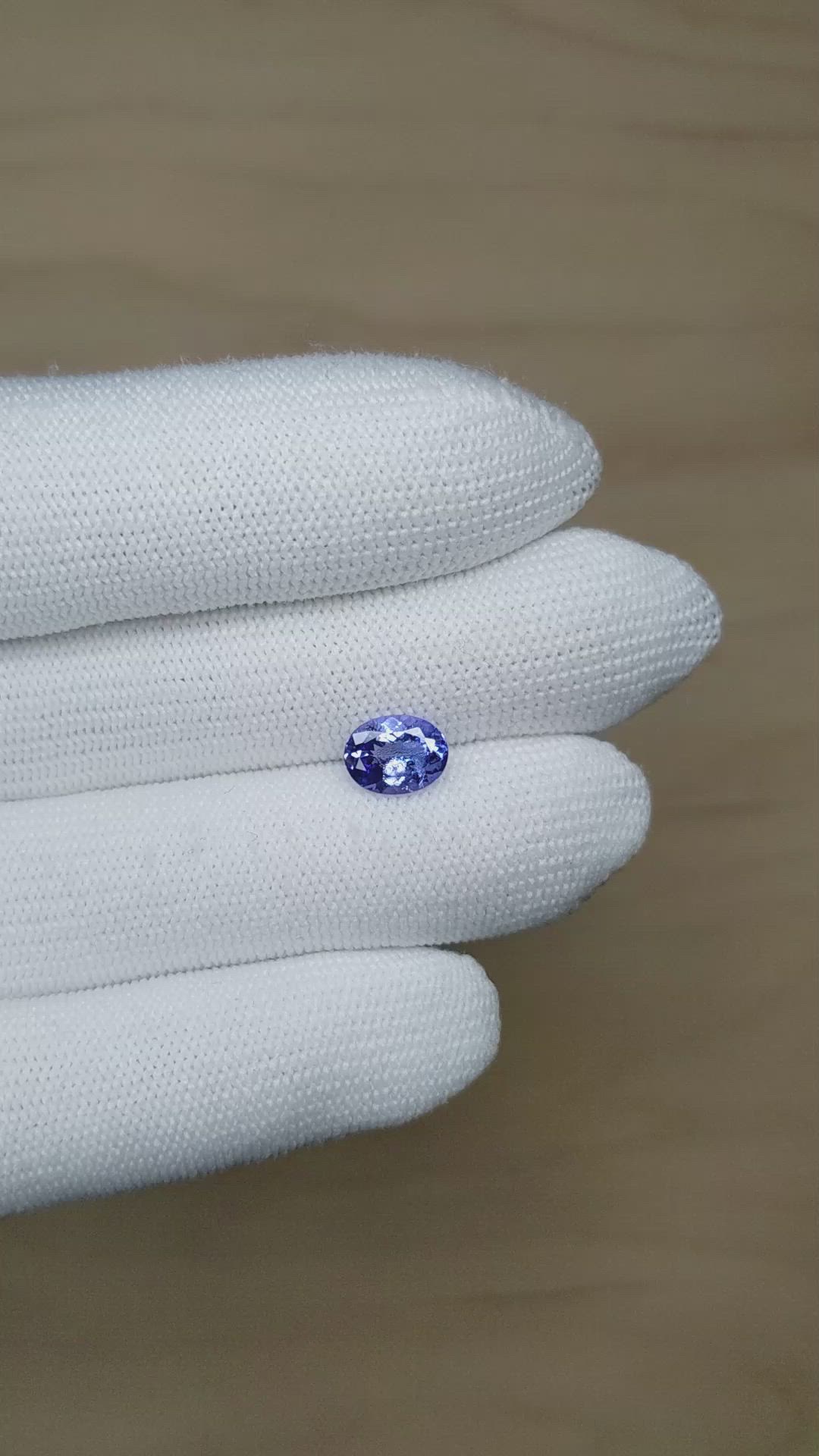 1.79 Ct. Tanzanite from Tanzania Size Video