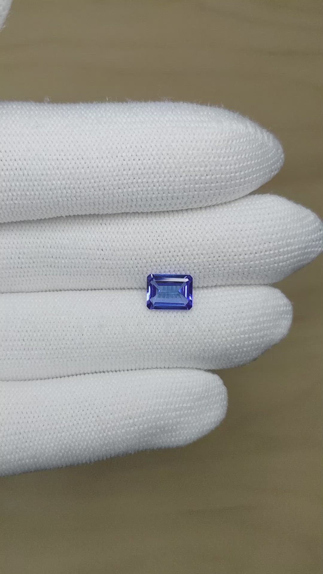 2.06 Ct. Tanzanite from Tanzania Size Video