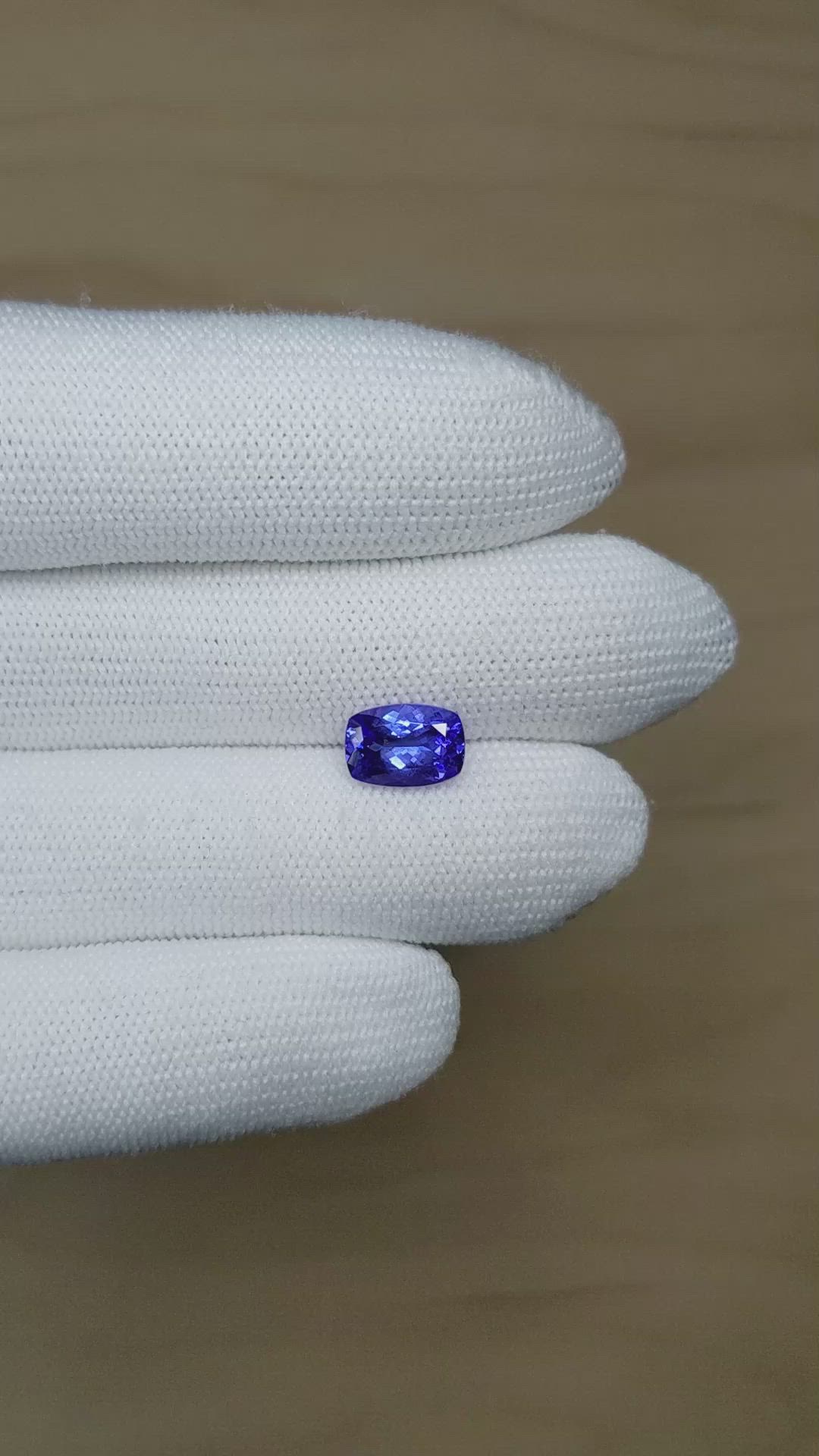 2.61 Ct. Tanzanite from Tanzania Size Video