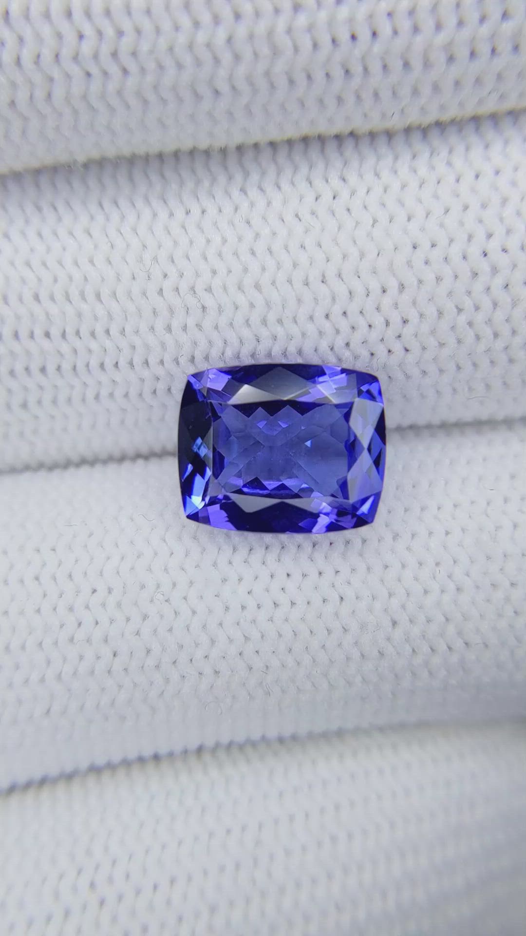 4.10 Ct. Tanzanite from Tanzania Size Video