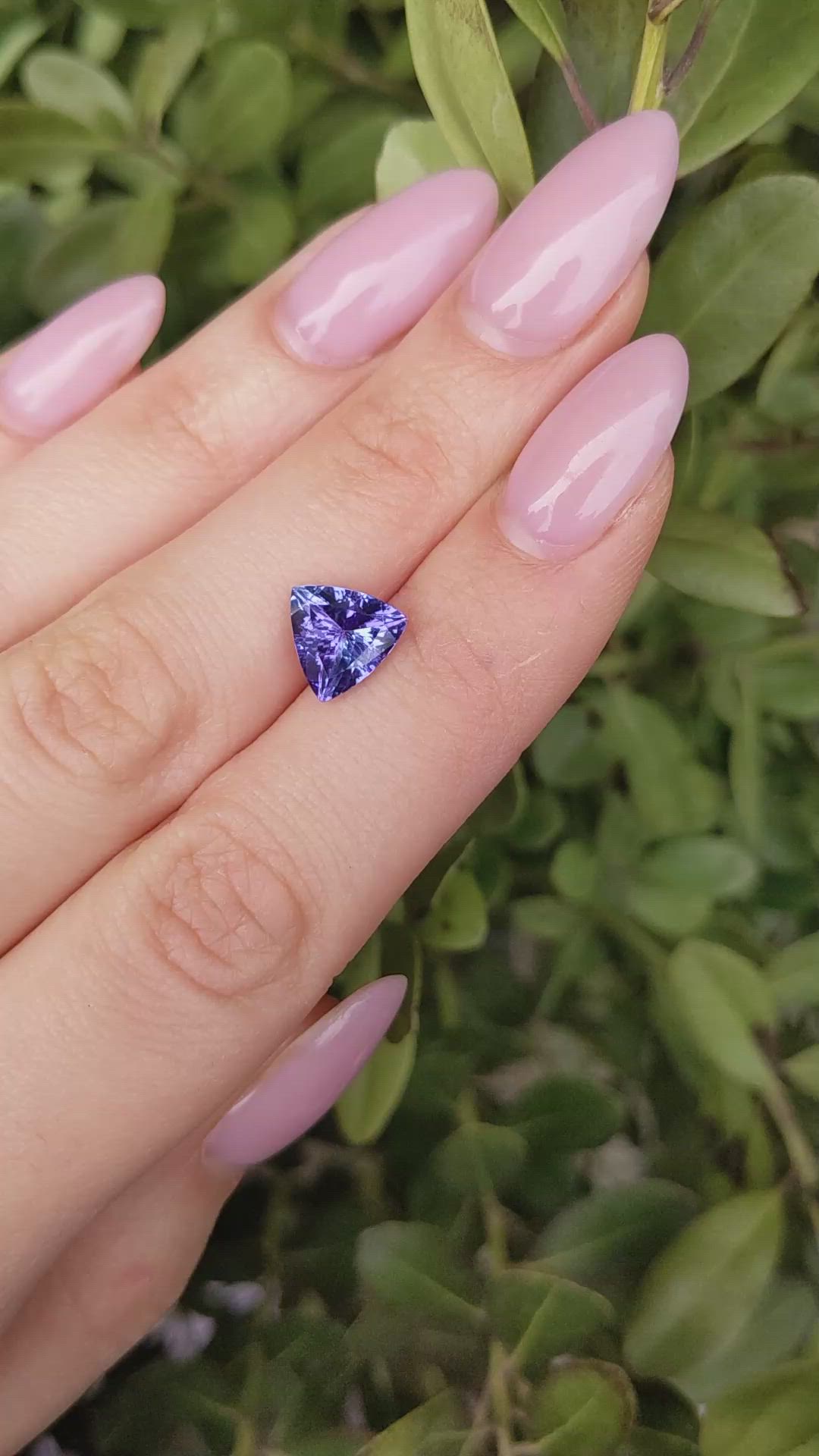 2.52 Ct. Tanzanite from Tanzania Size Video