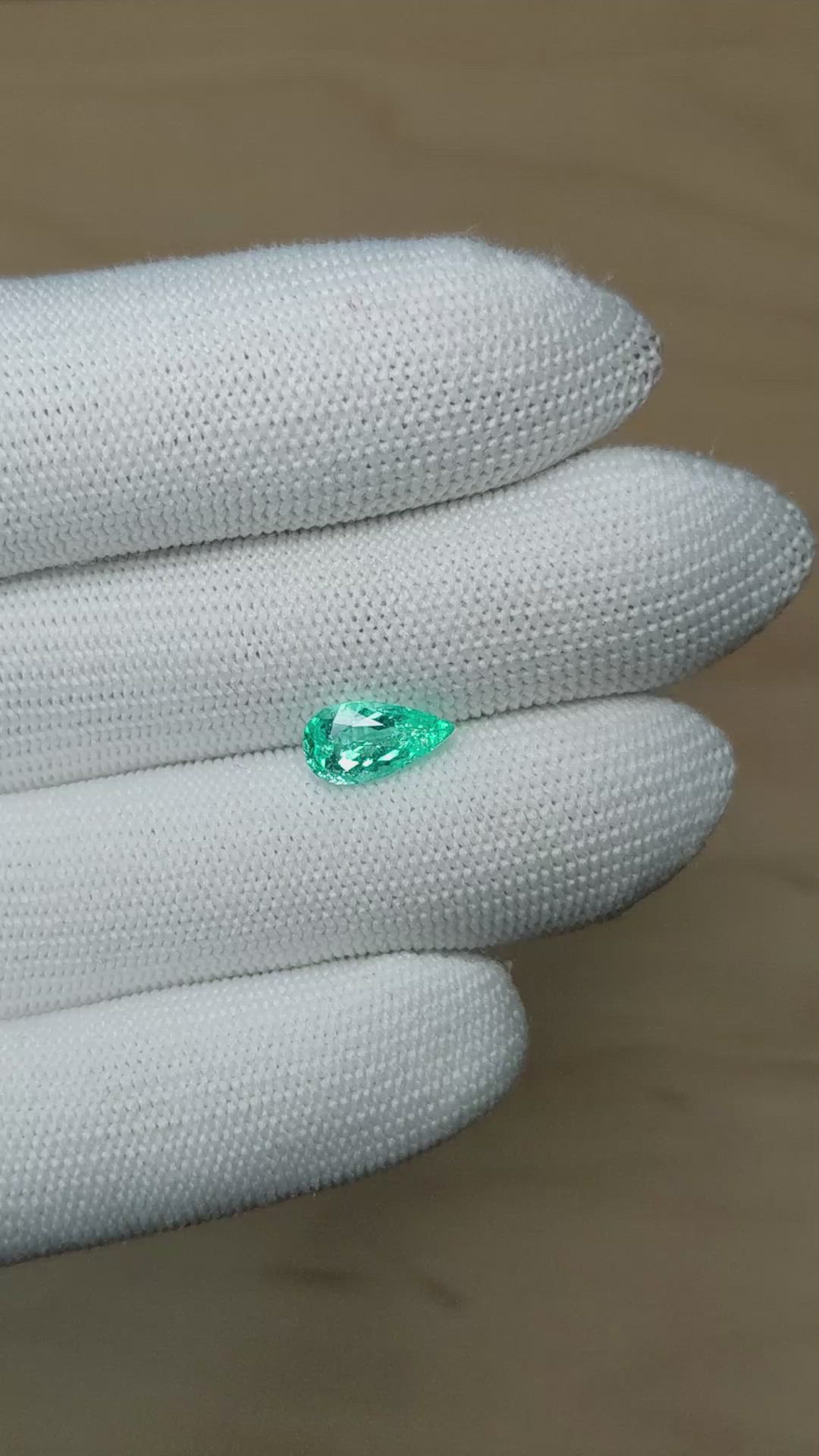 1.36 Ct. Paraiba Tourmaline from Mozambique Size Video