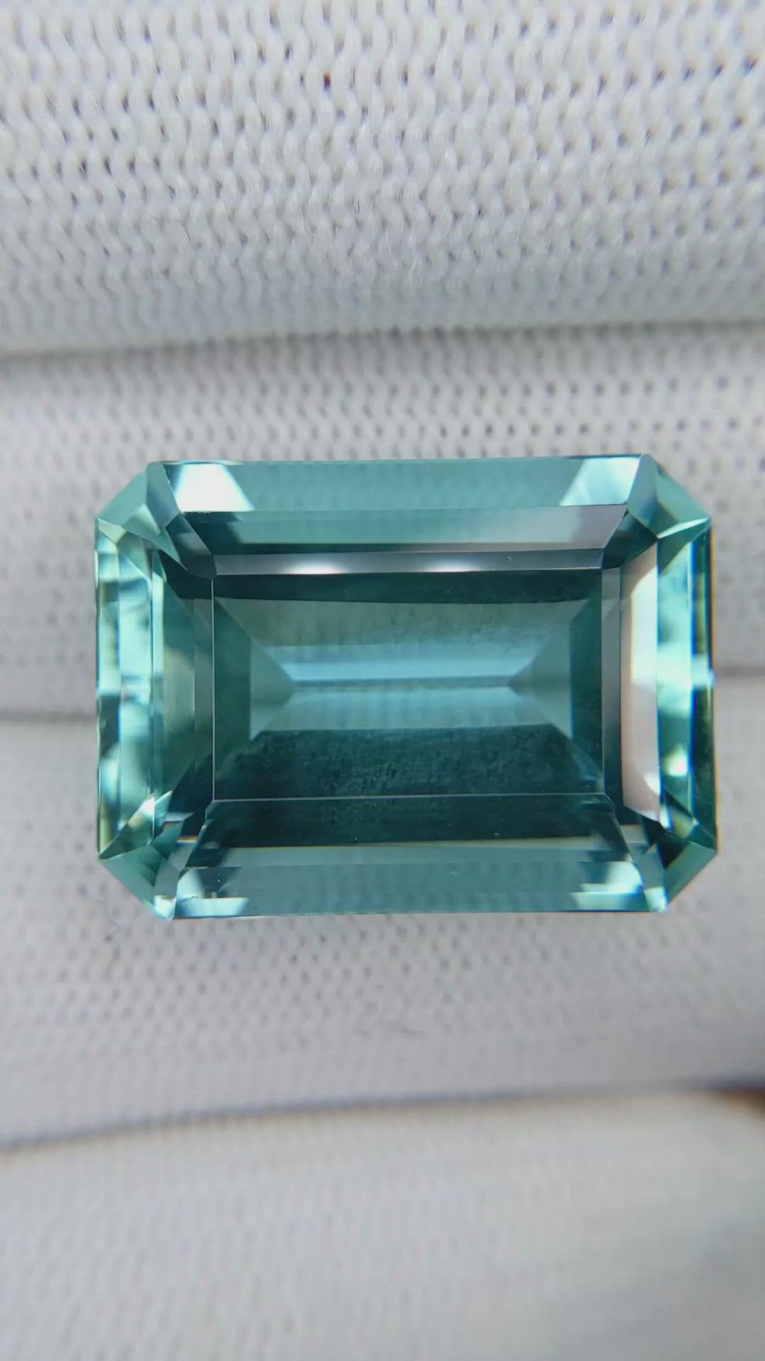 32.69 Ct. Aquamarine from Brazil Size Video