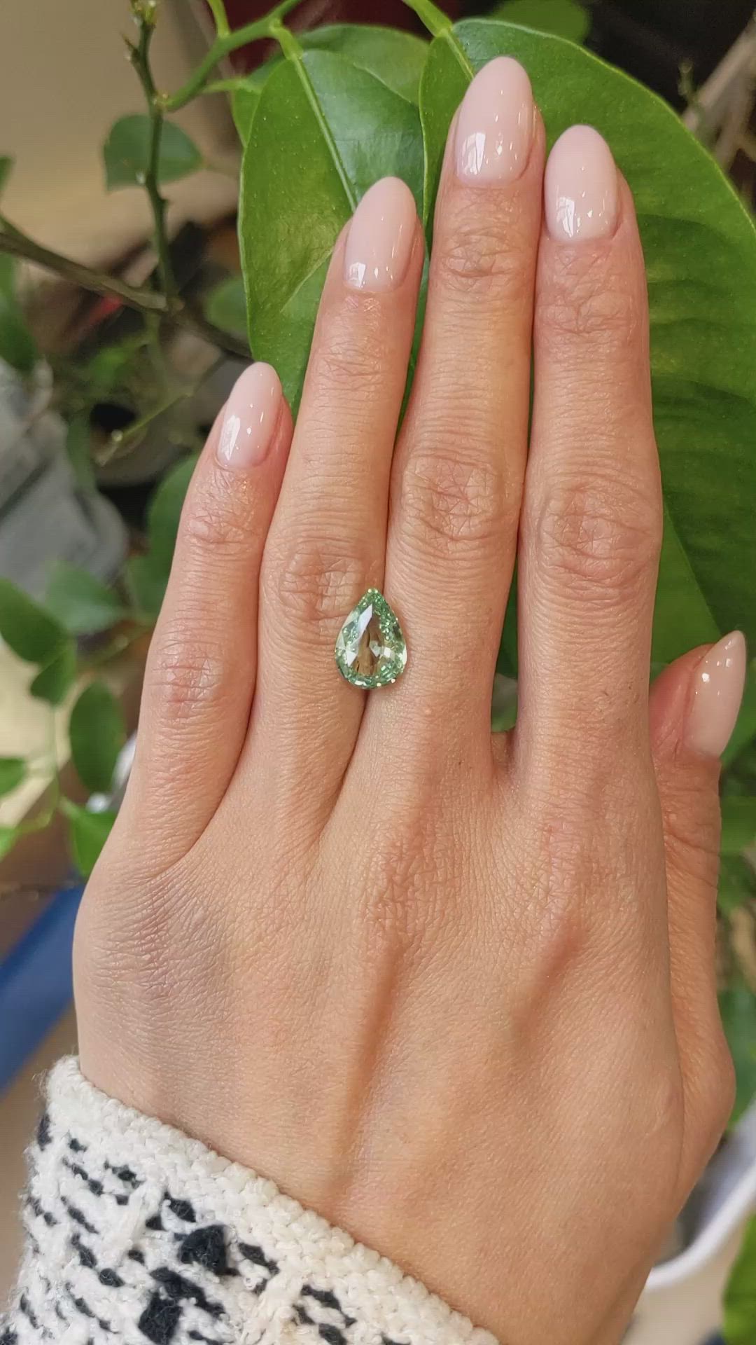 3.57 Ct. Chrysoberyl from Ceylon (Sri Lanka) Size Video