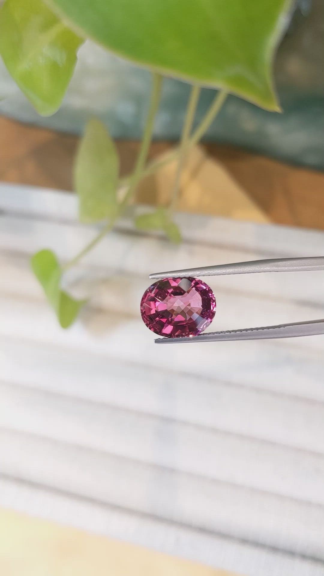 4.69 Ct. Pink Tourmaline from Mozambique Size Video