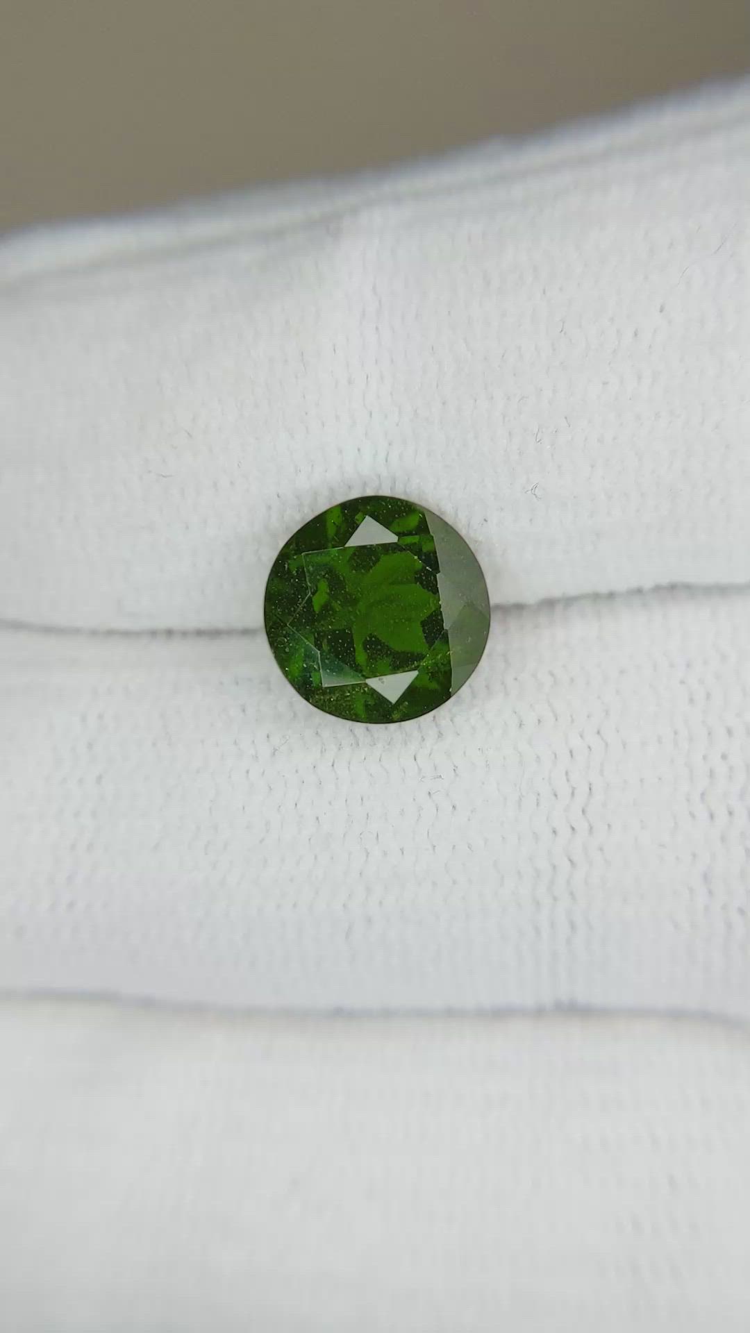 3.25 Ct. Chrome Tourmaline from Africa Size Video