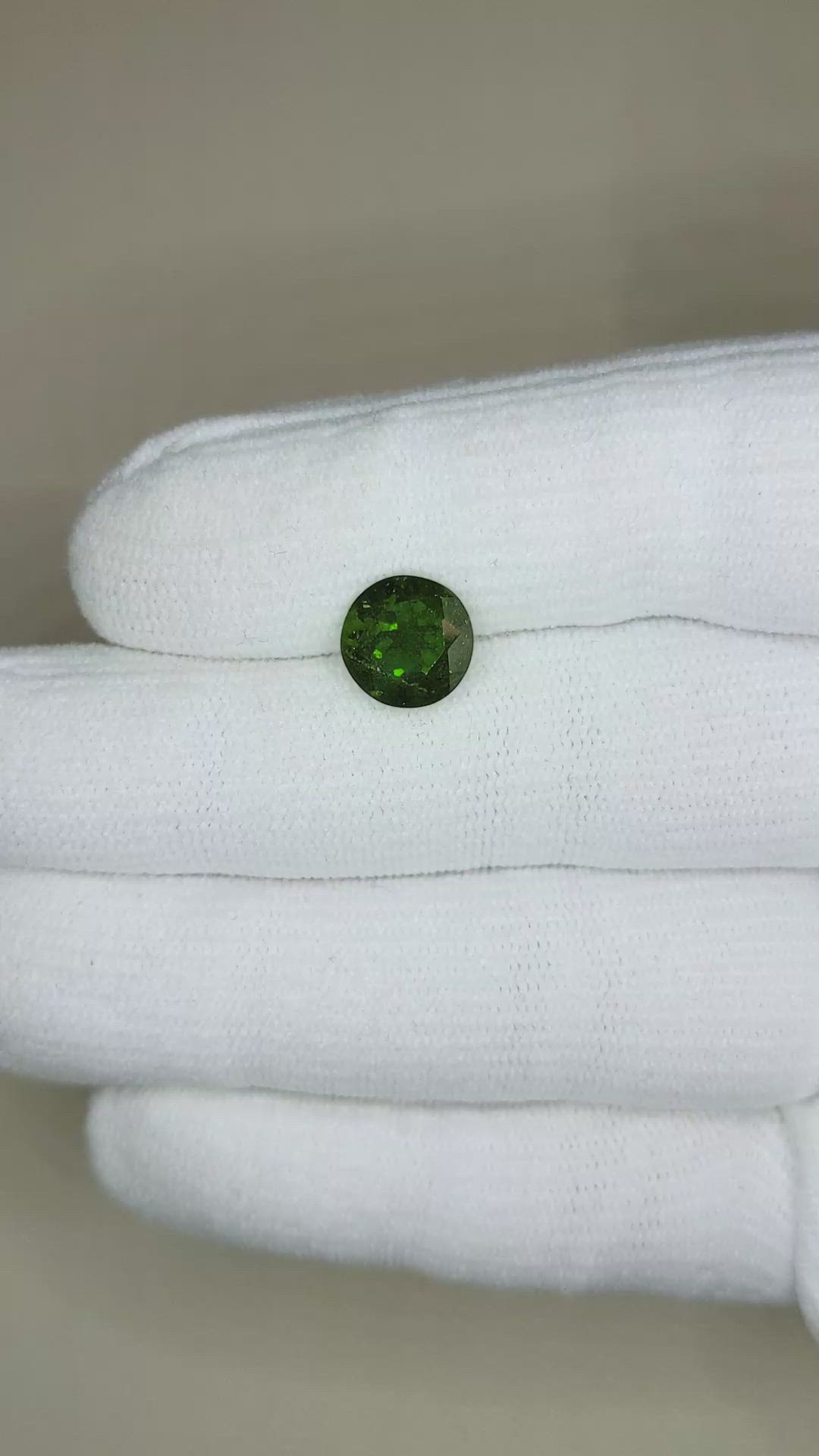 3.25 Ct. Chrome Tourmaline from Africa Size Video