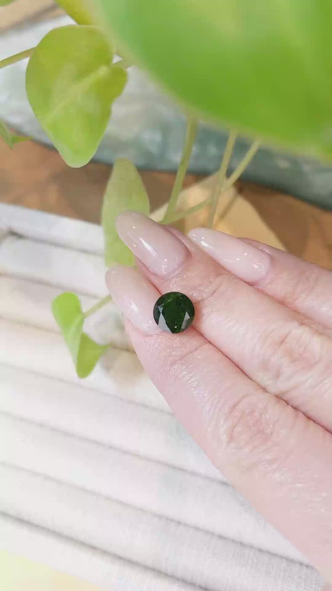 3.25 Ct. Chrome Tourmaline from Africa Size Video