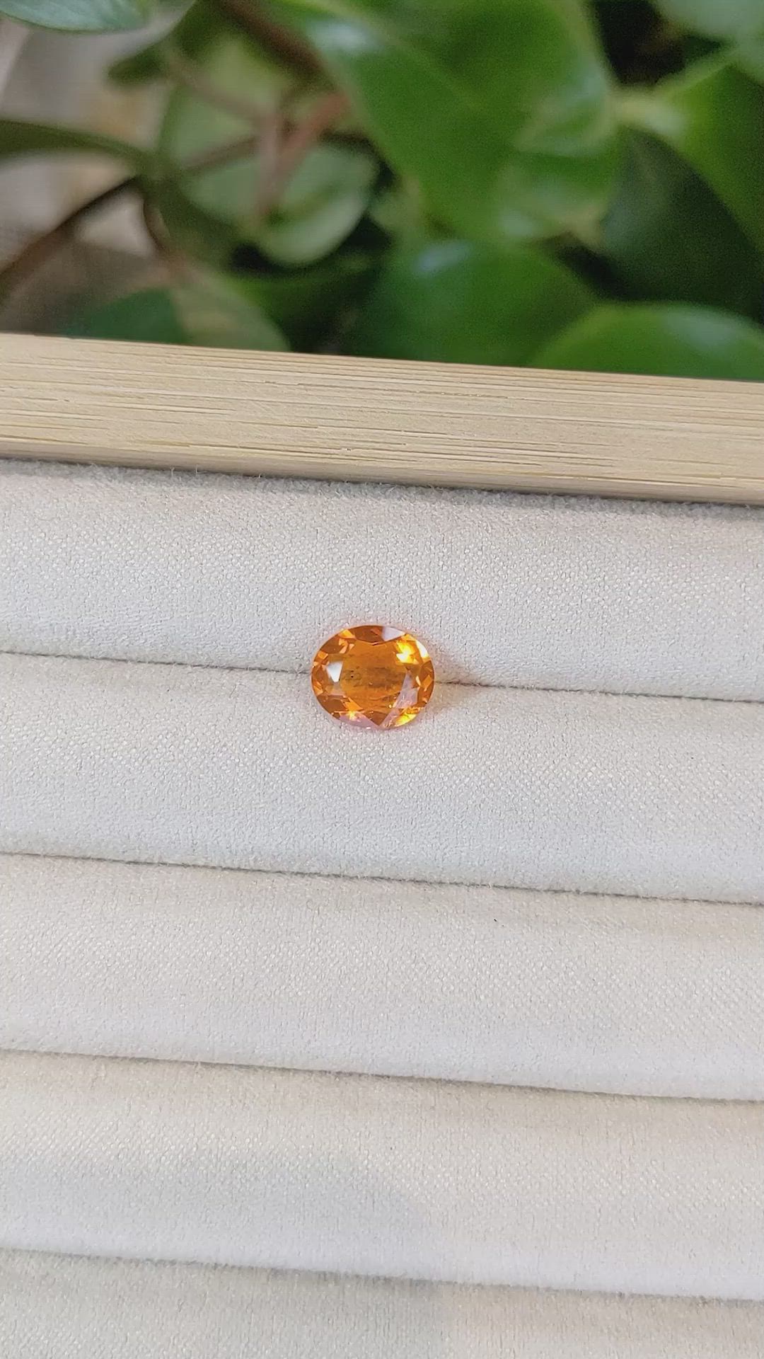 1.59 Ct. Fire Opal from Mexico Size Video