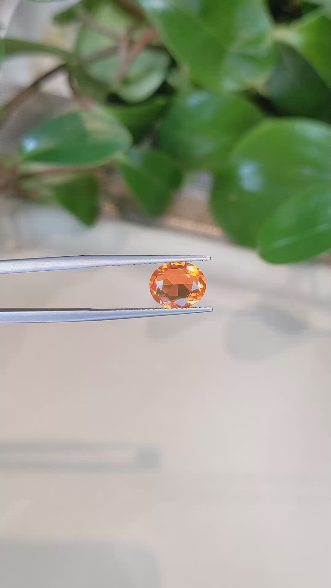 1.59 Ct. Fire Opal from Mexico Size Video