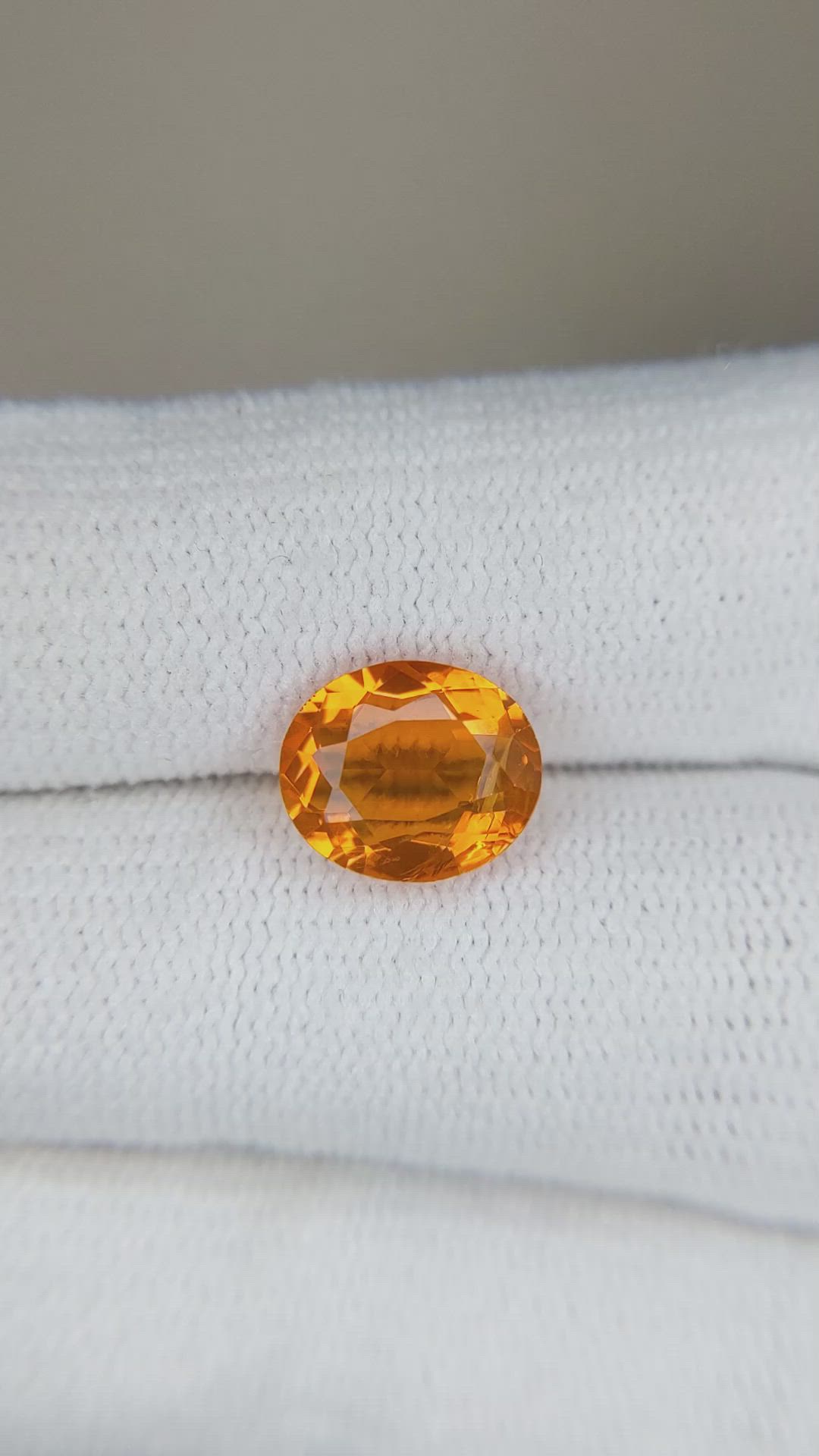 1.59 Ct. Fire Opal from Mexico Size Video