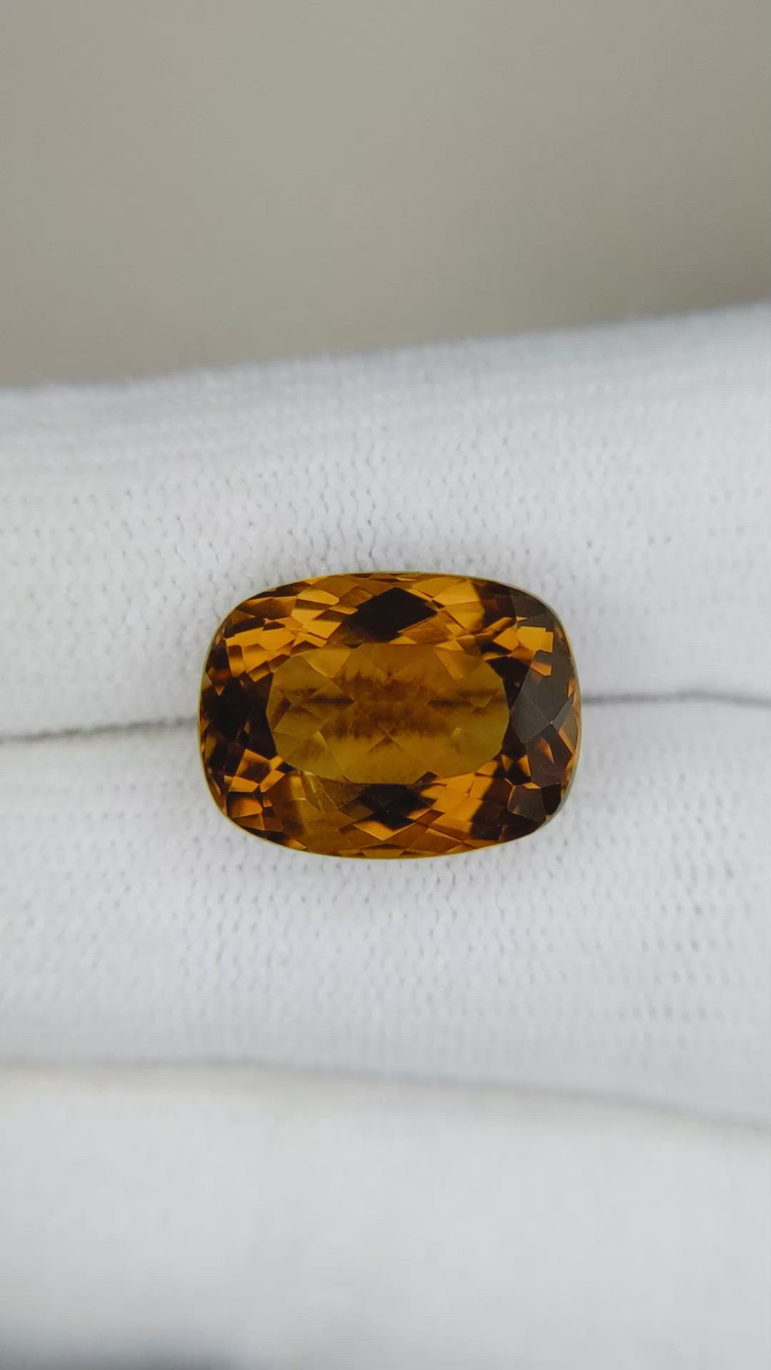 8.72 Ct. Madeira Citrine from Bolivia Size Video