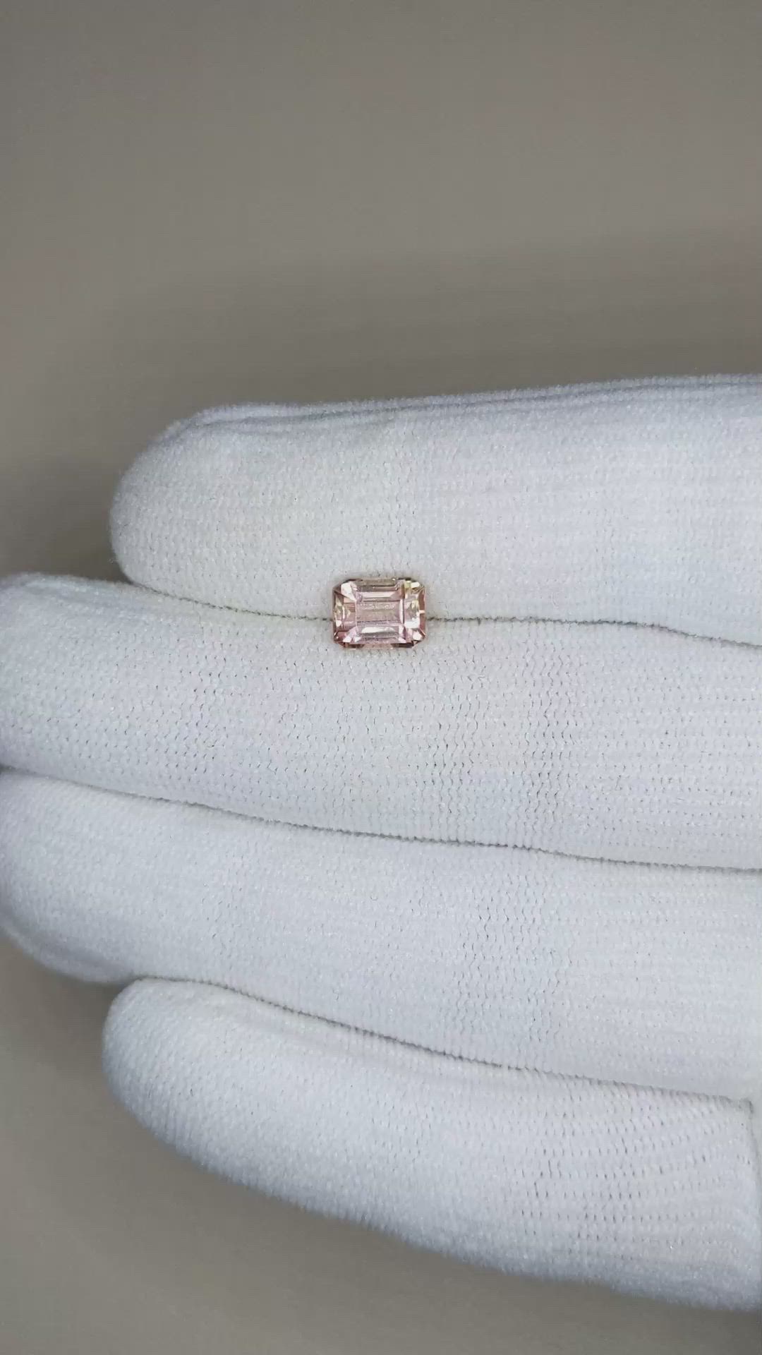 1.64 Ct. Tourmaline from Afghanistan Size Video