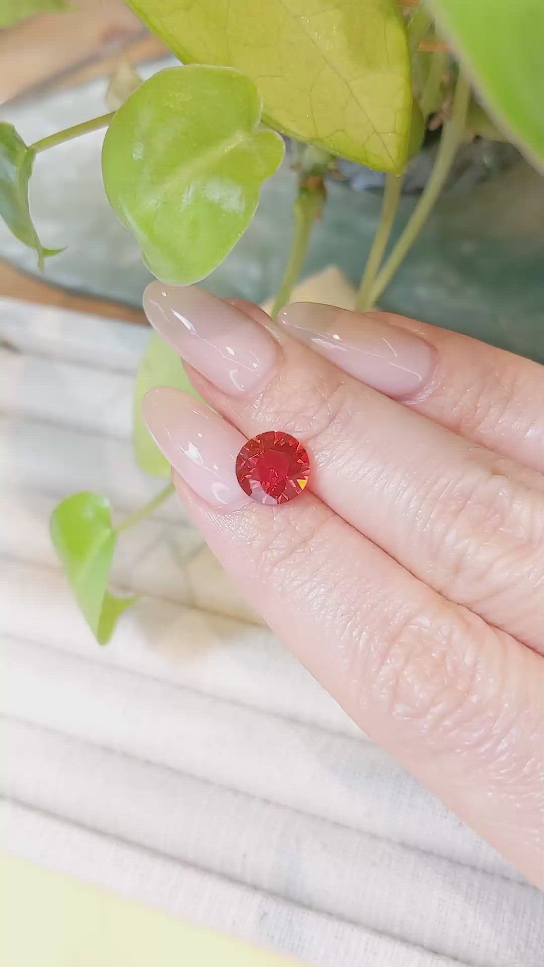 1.79 Ct. Fire Opal from Mexico Size Video