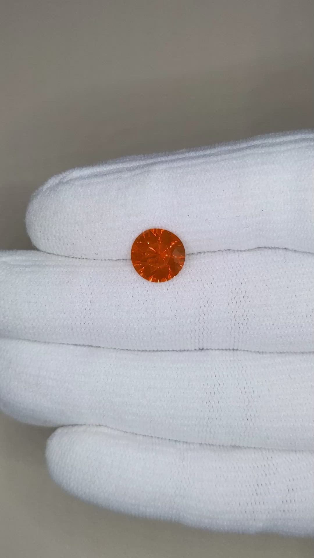 1.79 Ct. Fire Opal from Mexico Size Video