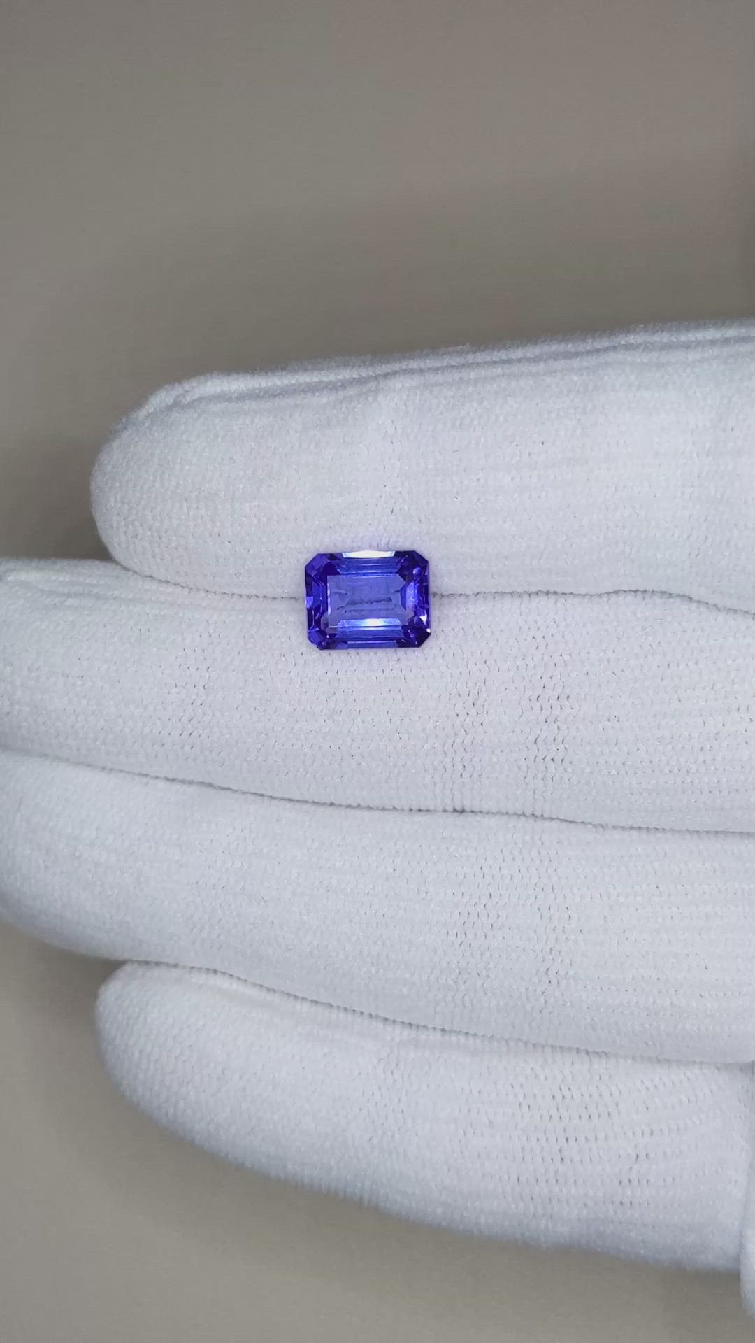 2.66 Ct. Tanzanite from Tanzania Size Video
