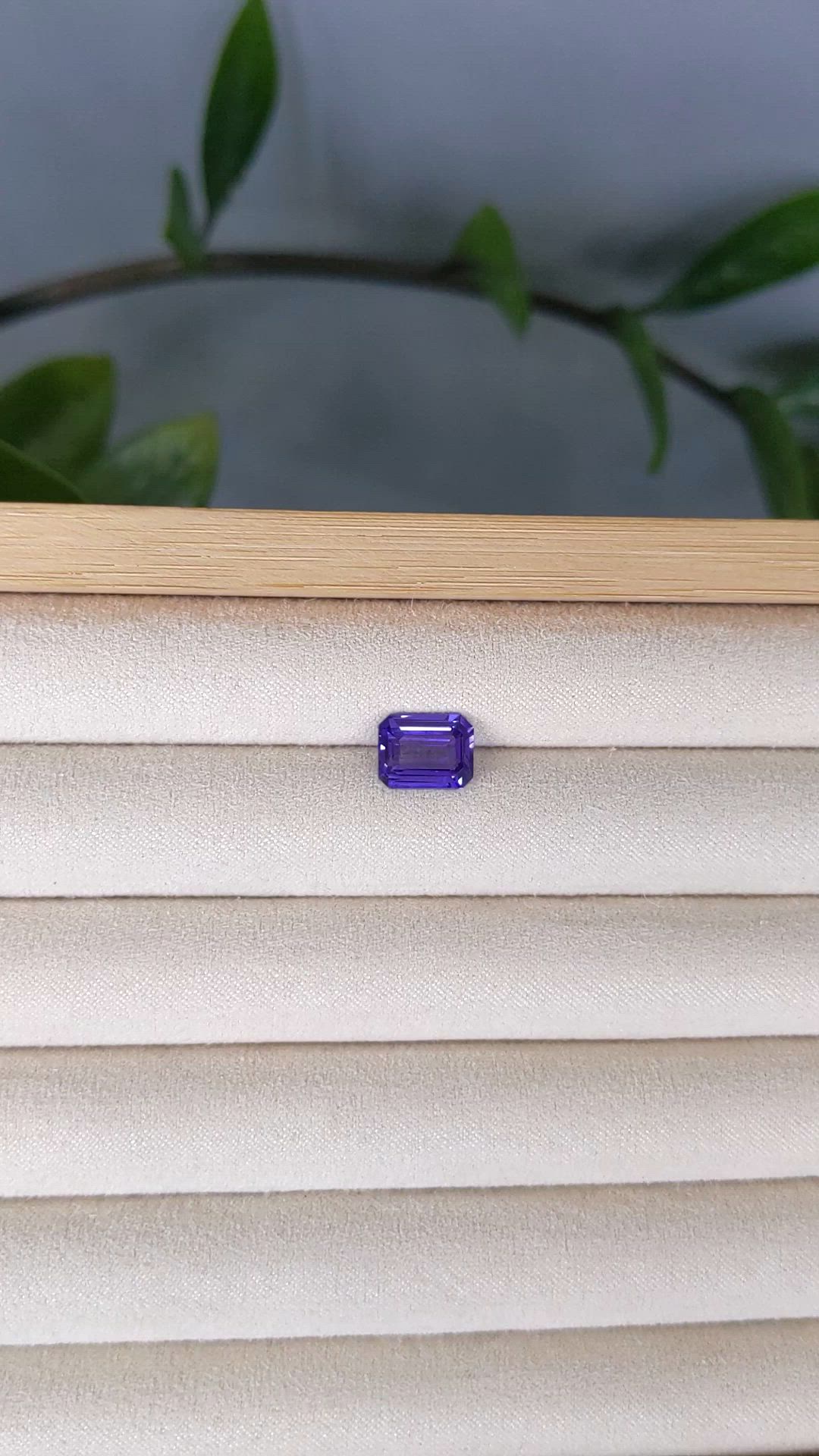 3.15 Ct. Violet Tanzanite from Tanzania Size Video