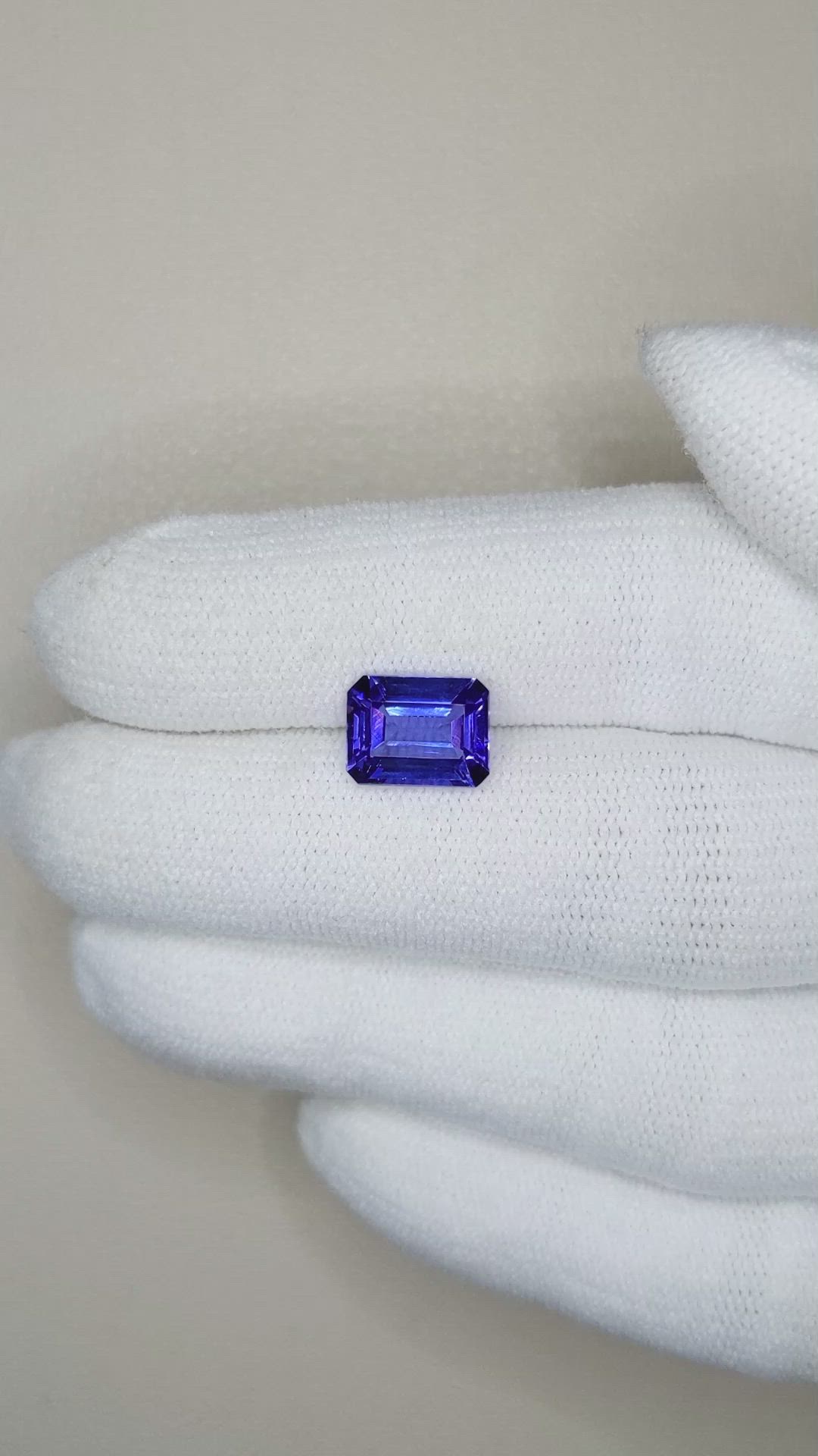 2.56 Ct. Tanzanite from Tanzania Size Video
