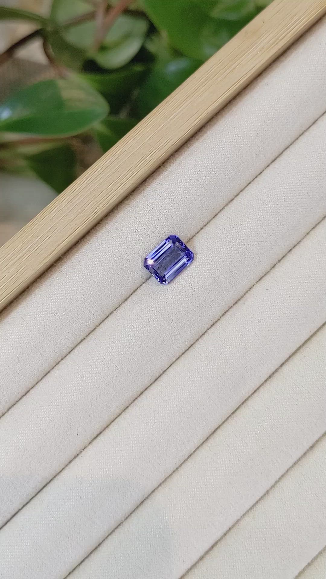 2.46 Ct. Tanzanite from Tanzania Size Video